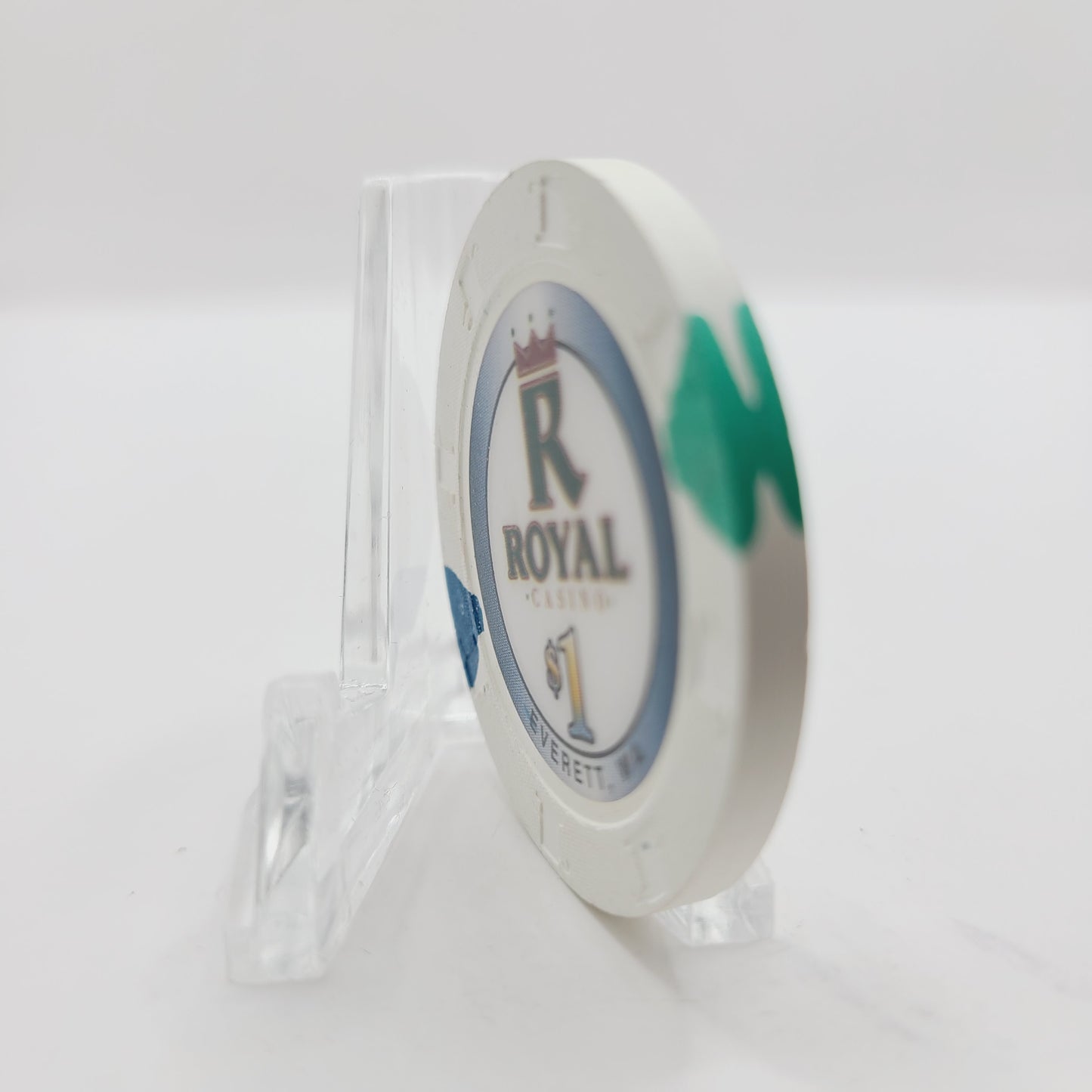 Royal Casino Card Room Everett Washington $1 Casino Chip