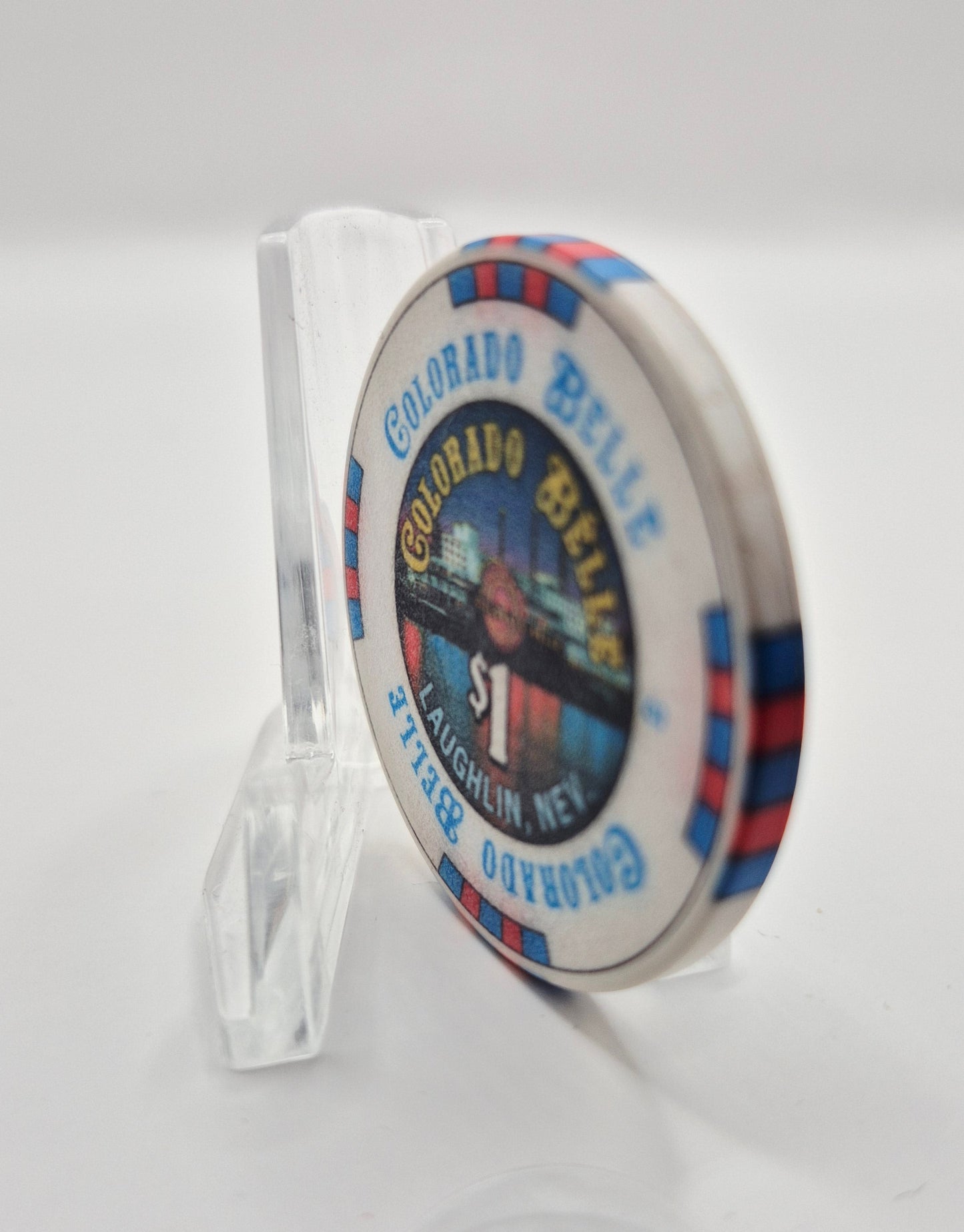 Colorado Belle Resort Casino Laughlin Nevada 2010 $1 Casino Chip D0012