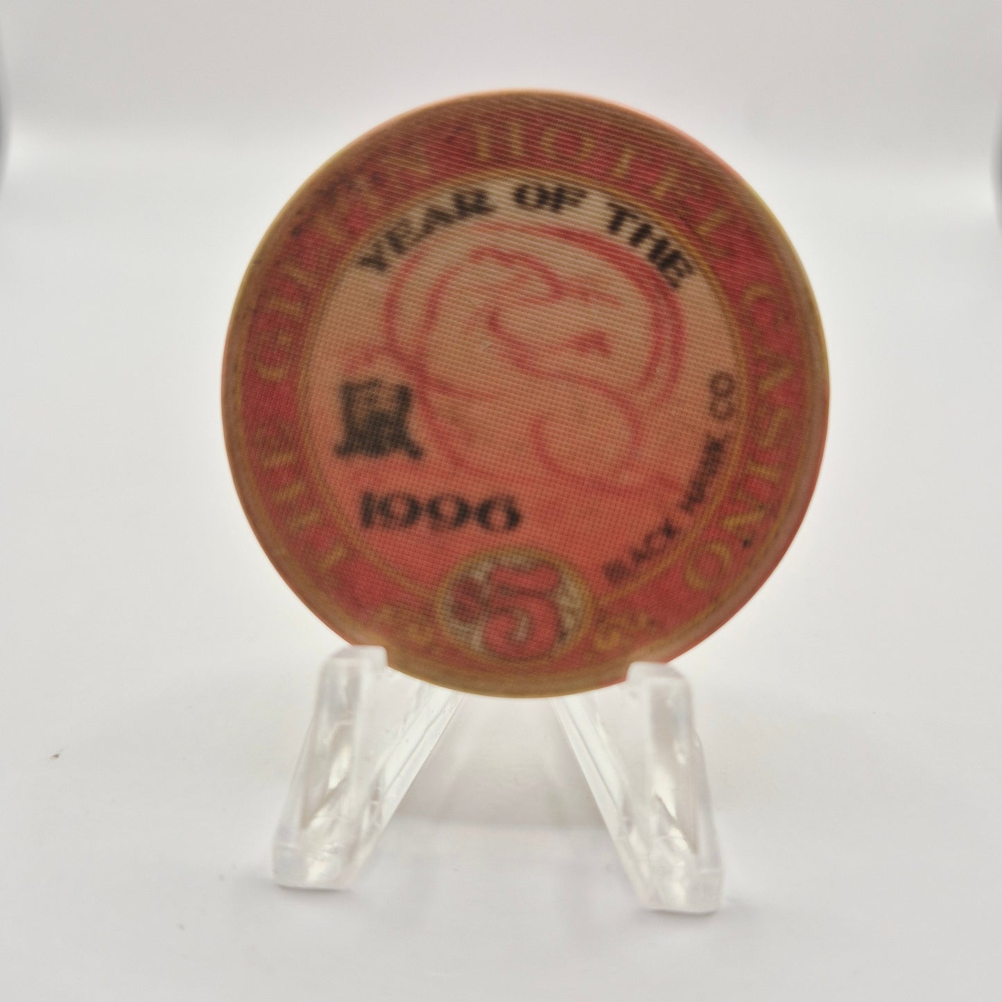 The Gilpin Casino Black Hawk Colorado 1996 "Year of the Rat" $5 Casino Chip