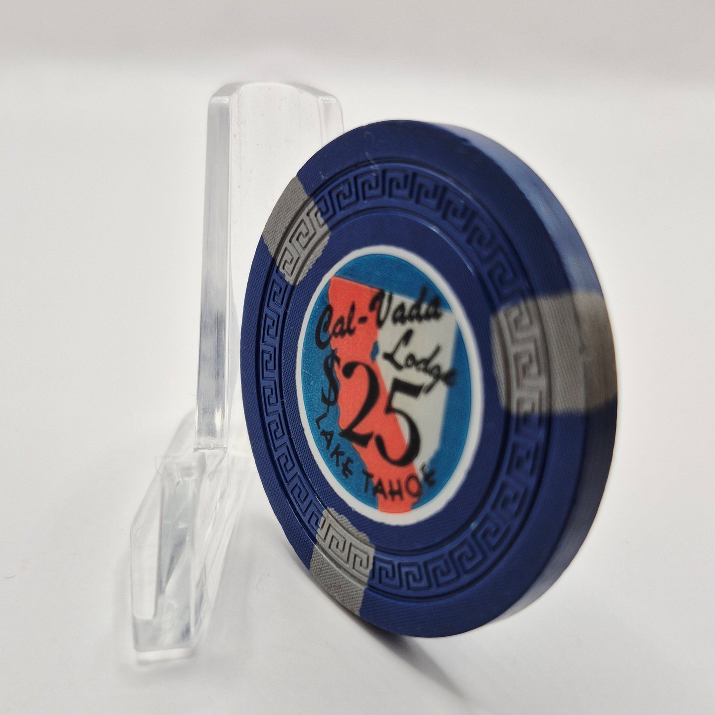 Cal-Vada Lodge Lake Tahoe Nevada 1948 $25 Casino Chip N6978