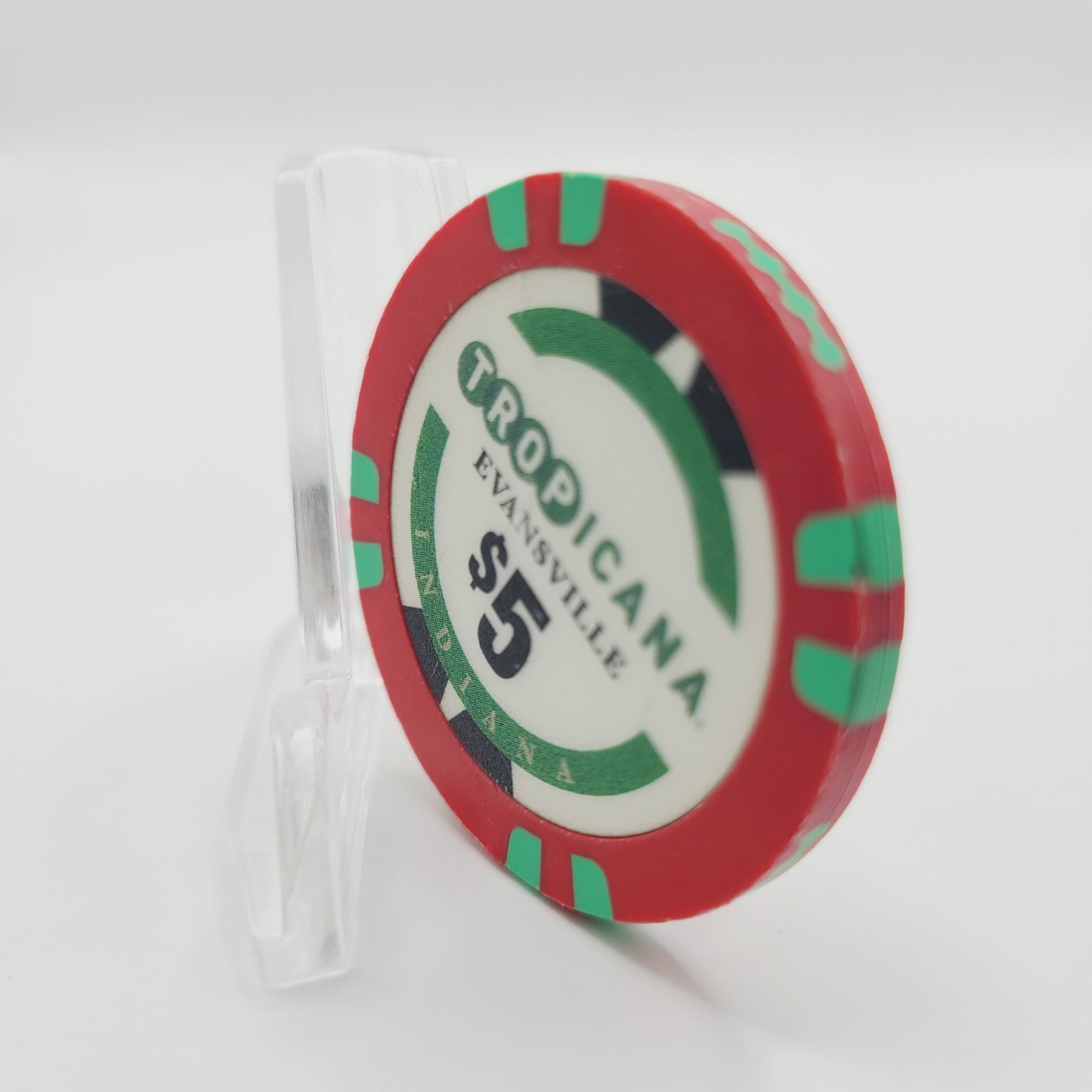 Tropicana Hotel Casino Evansville Indiana 2013 $5 Casino Chip