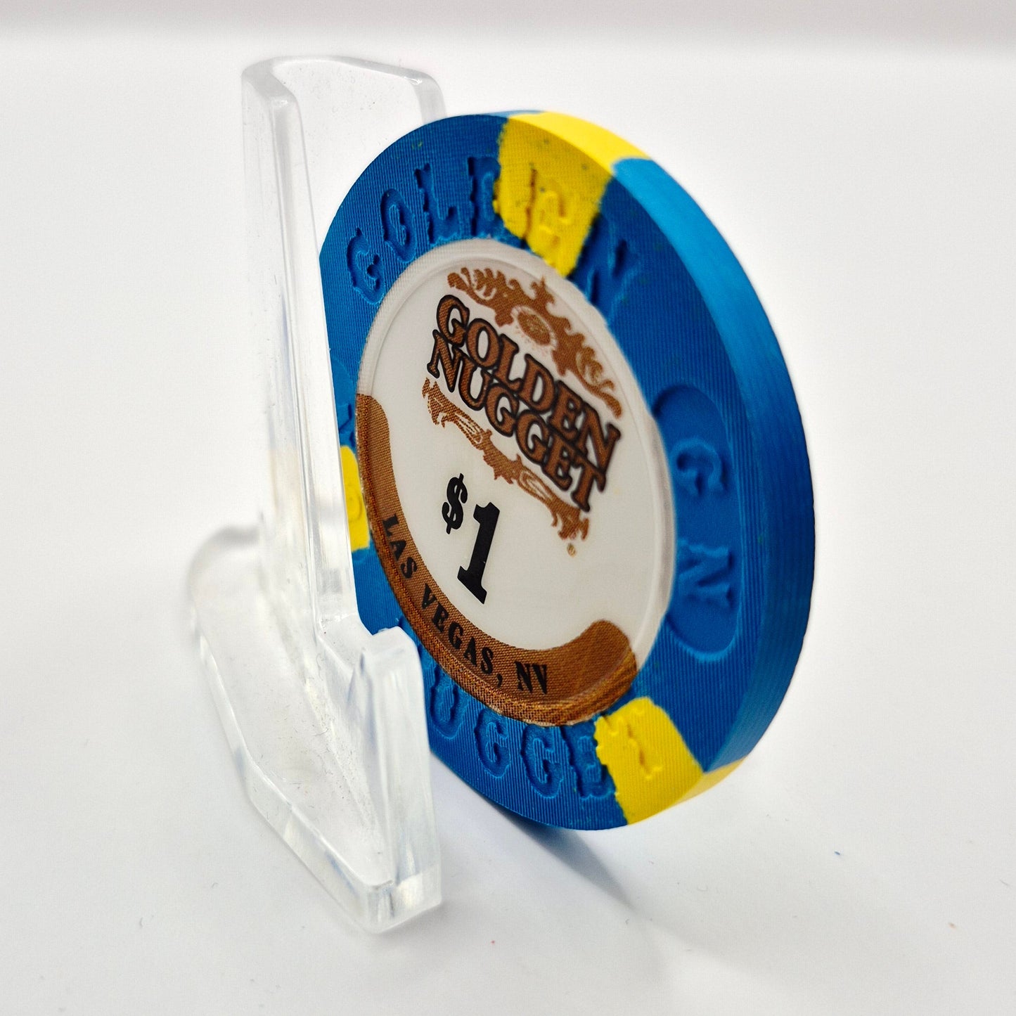 Golden Nugget Casino Las Vegas Nevada 2000 $1 Casino Chip N4367.1