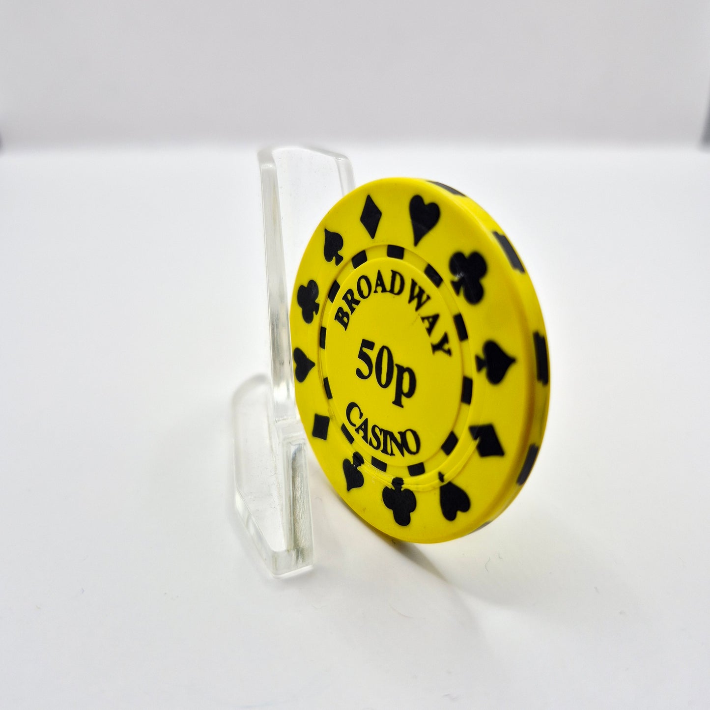 CB 'Broadway Casino' Birmingham United Kingdom 50 Pence Casino Chip