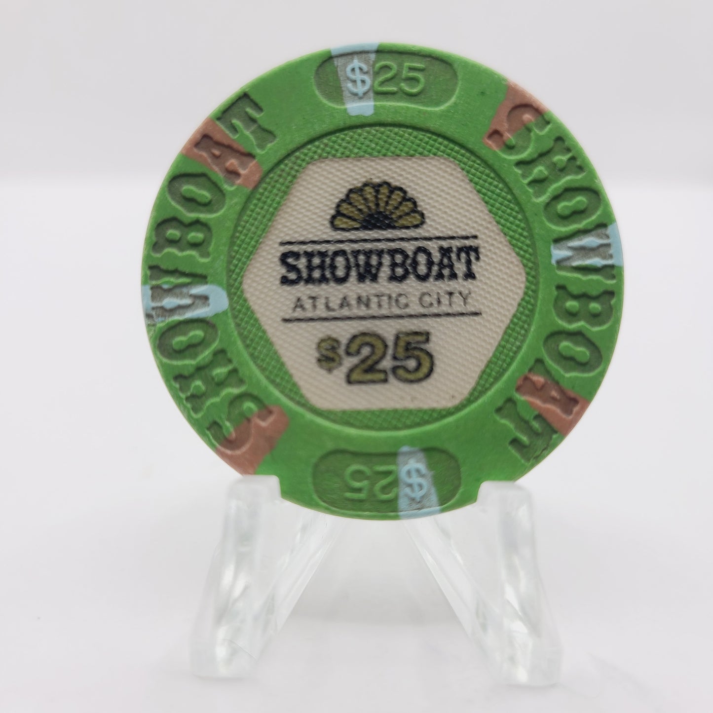 Showboat Hotel Casino Atlantic City New Jersey $25 Casino Chip