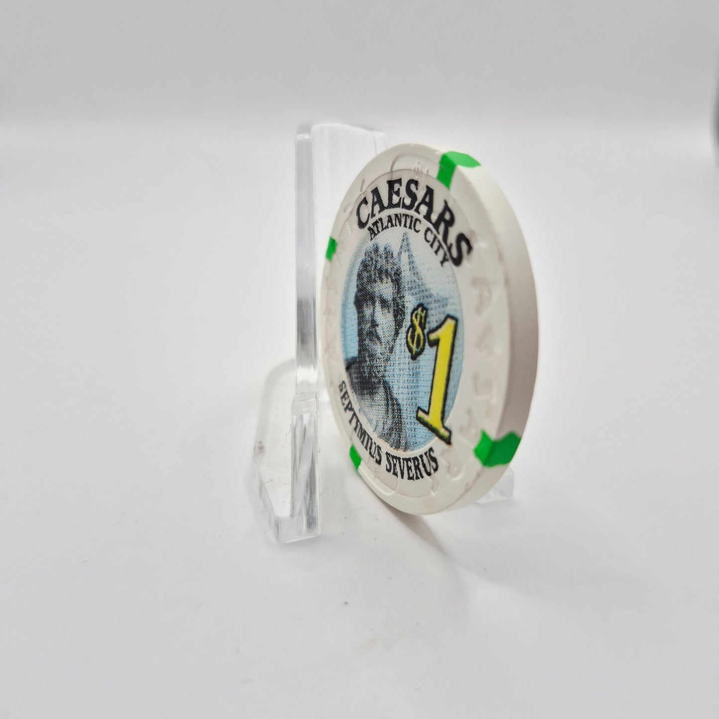 Caesars Hotel Casino Atlantic City New Jersey $1 Casino Chip
