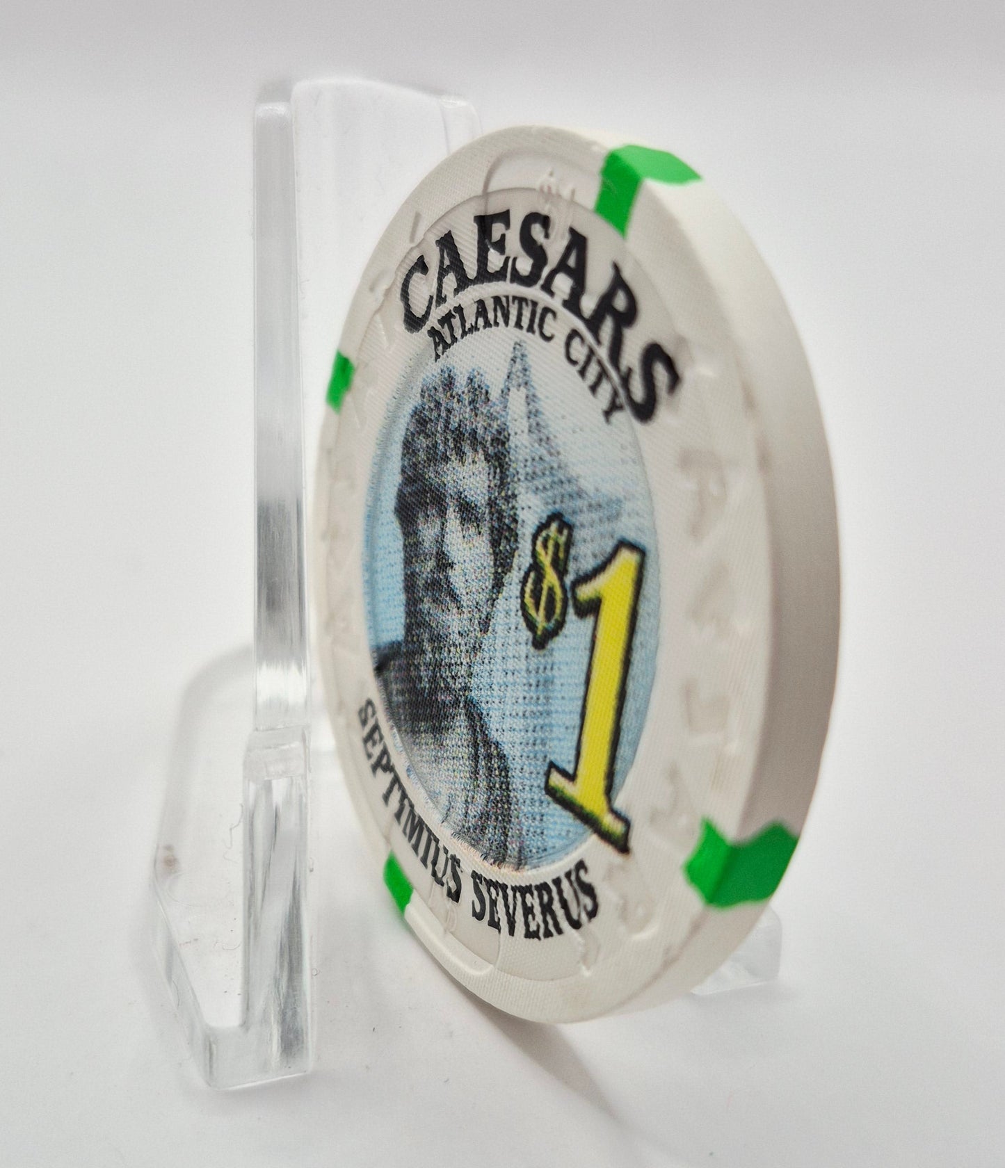 Caesars Hotel Casino Atlantic City New Jersey $1 Casino Chip