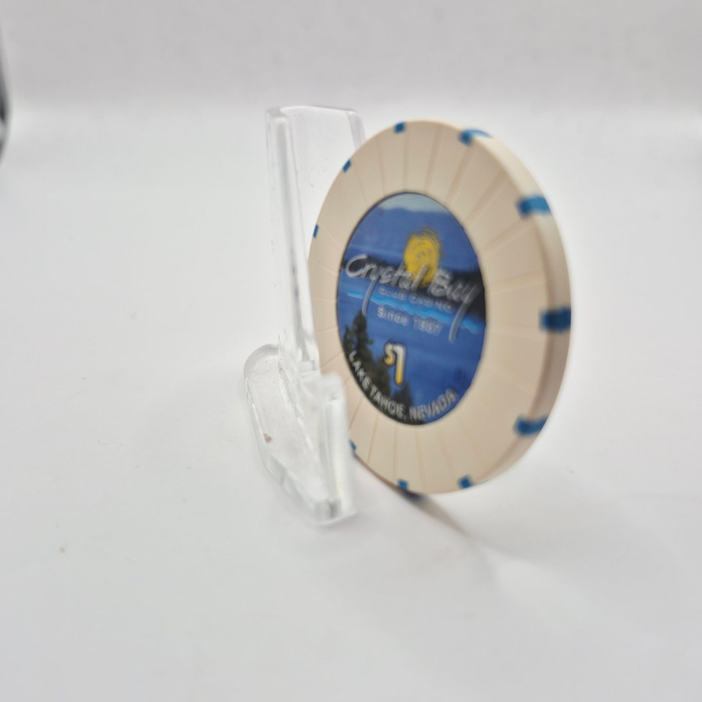 Crystal Bay Club Crystal Bay Nevada 2003 $1 Casino Chip E0295