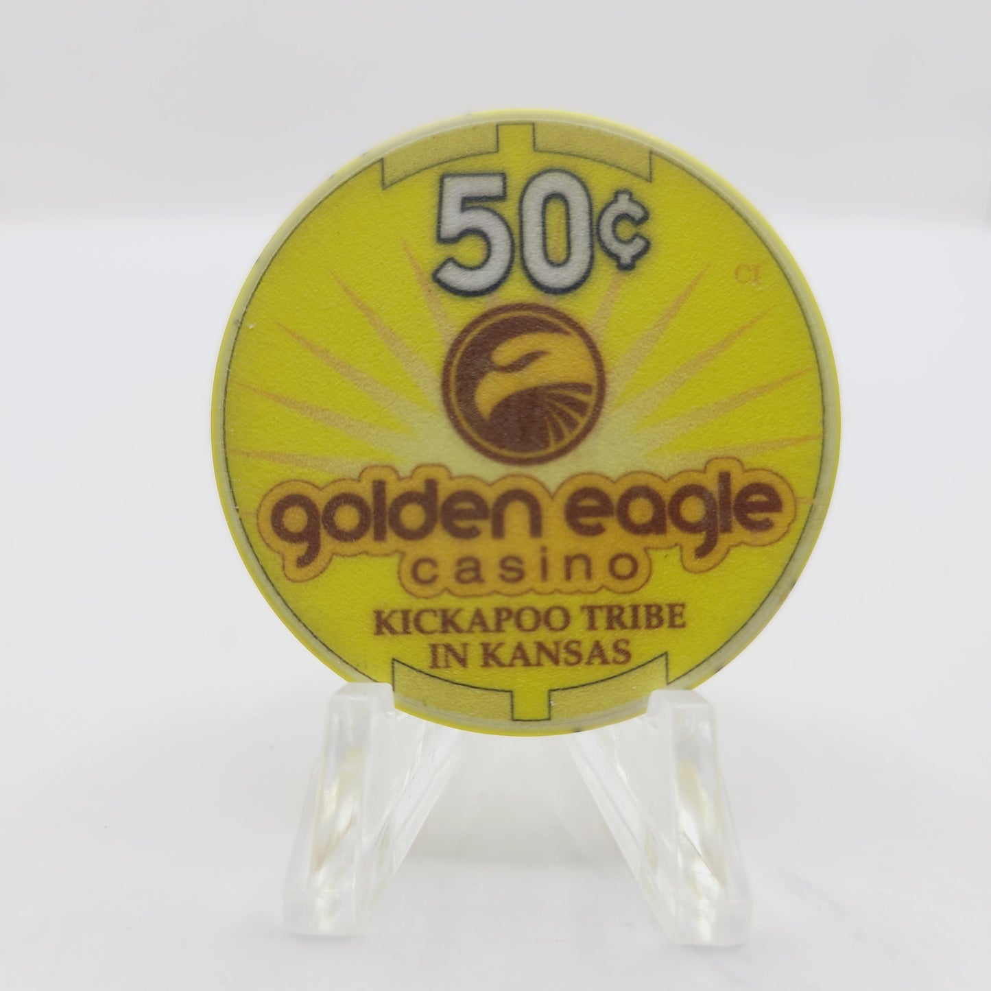 Golden Eagle Casino Horton Kansas $.50 Casino Chip