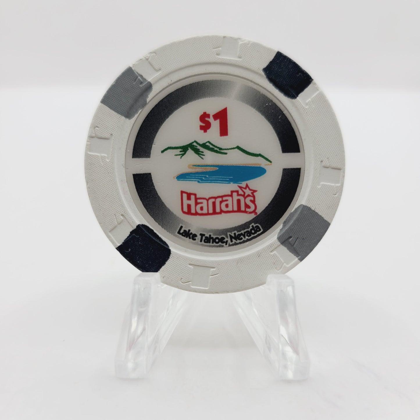 Harrah's Hotel Casino Lake Tahoe Nevada 2006 $1 Casino Chip E4987