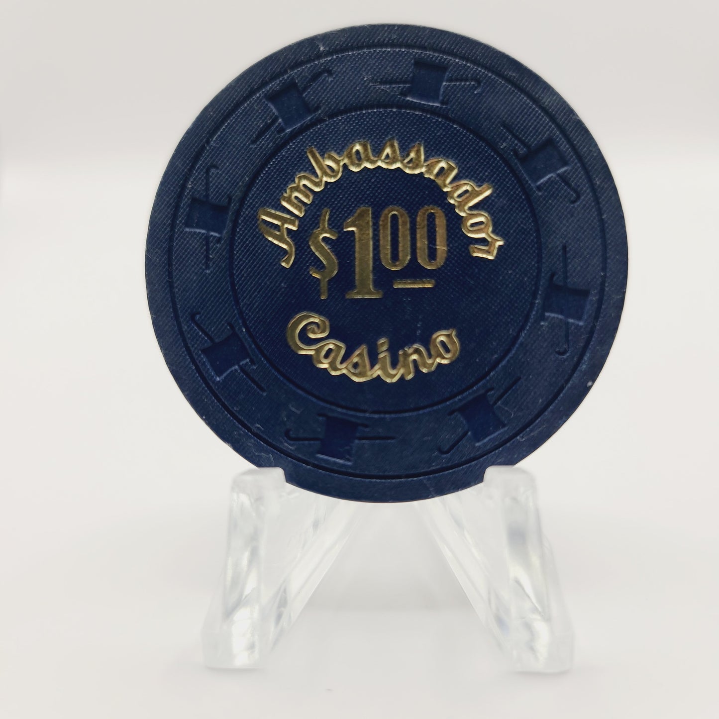 Ambassador Casino Las Vegas Nevada 1978 $1 Casino Chip N1339