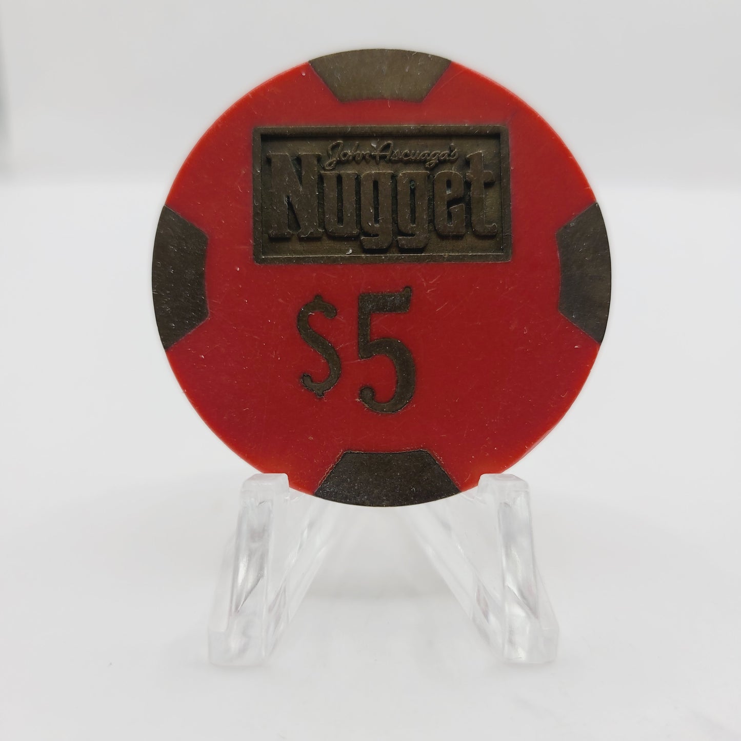 John Ascuaga's Nugget Sparks Nevada $5 Casino Chip N5403
