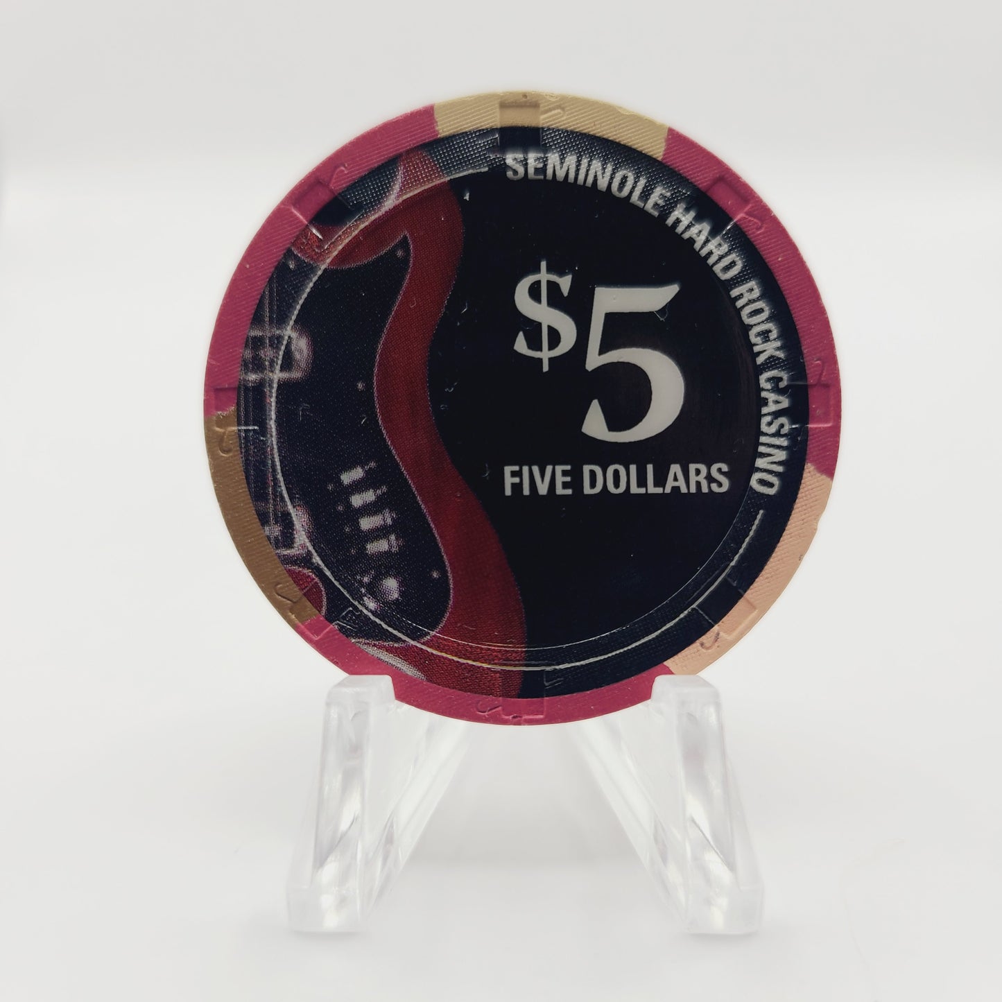 Seminole Hard Rock Casino Hollywood Florida $5 Casino Chip