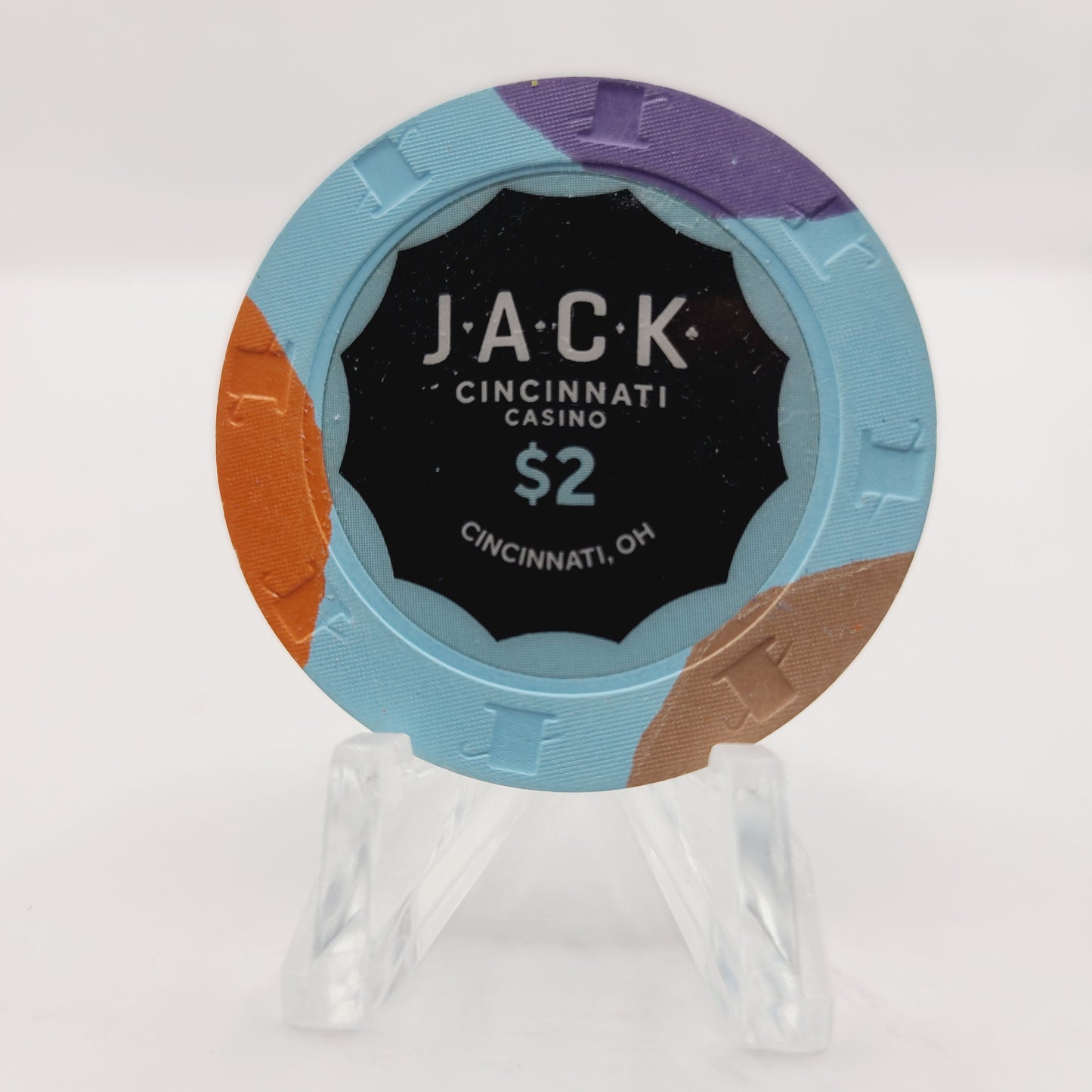Jack Casino Cincinnati Ohio 2016 $2 Casino Chip **UNC