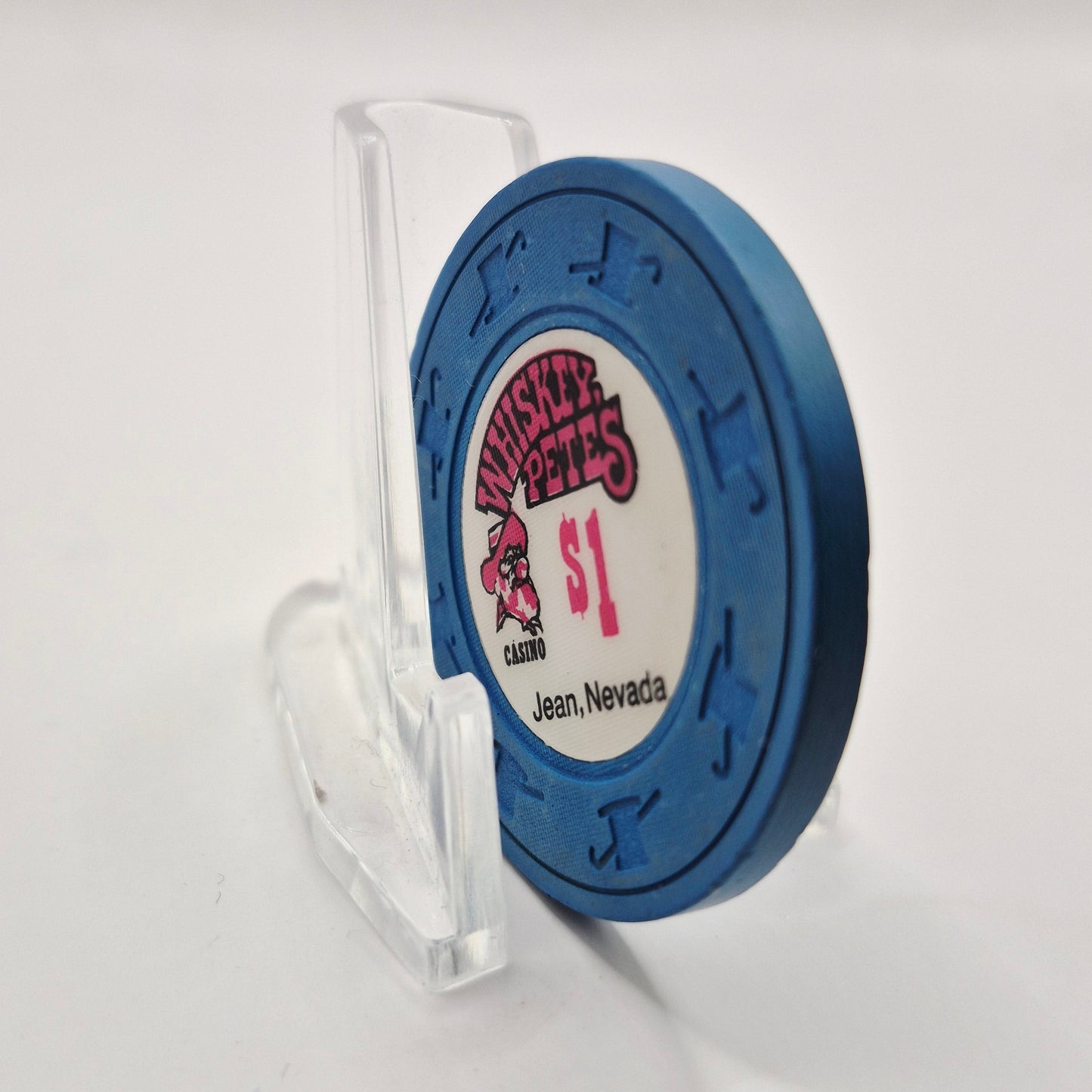 Whiskey Pete's Hotel Casino Jean Nevada 1989 $1 Casino Chip N2309