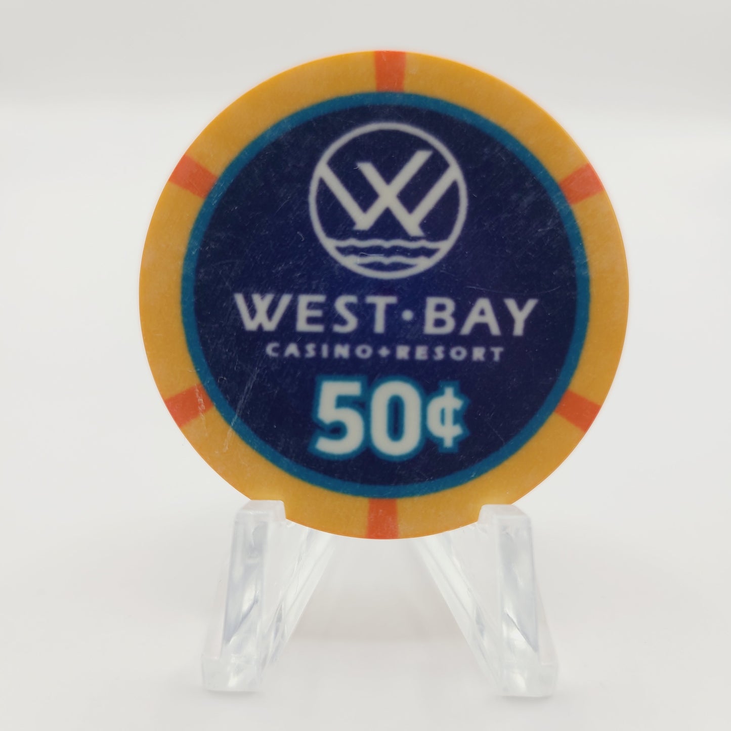 West Bay Casino Kingston Oklahoma $.50 Casino Chip