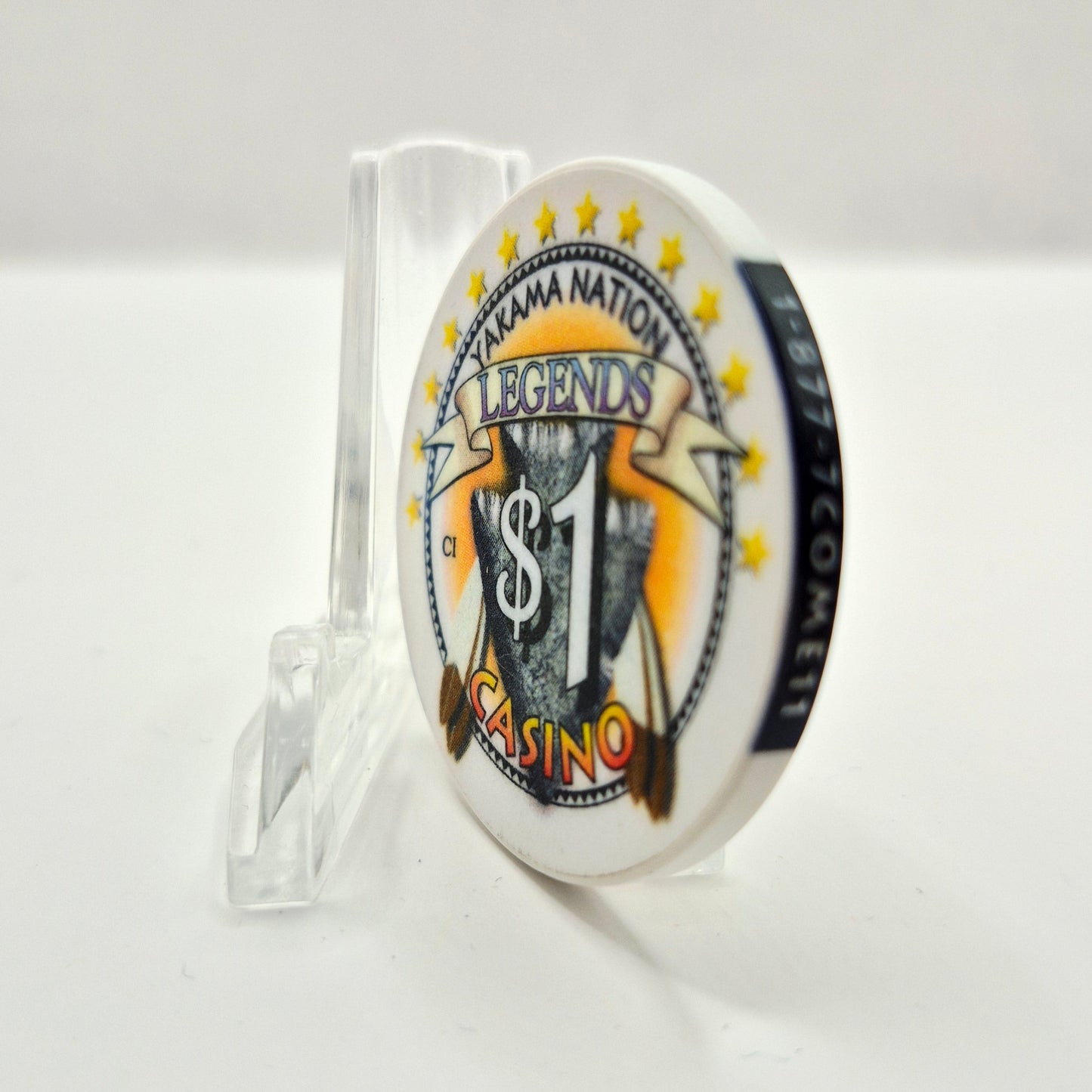 Legends Casino Toppenish Washington $1 Casino Chip