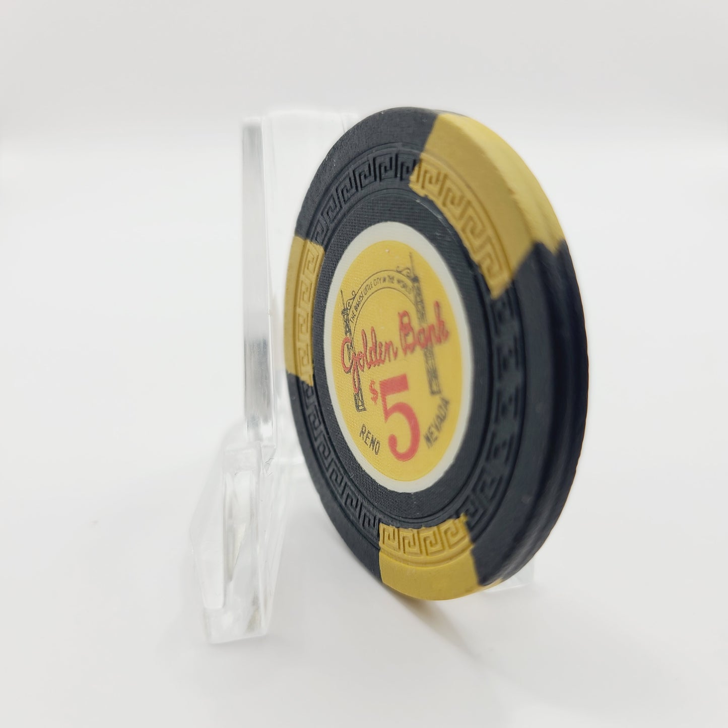 Golden Bank Casino Reno Nevada $5 Casino Chip N5095