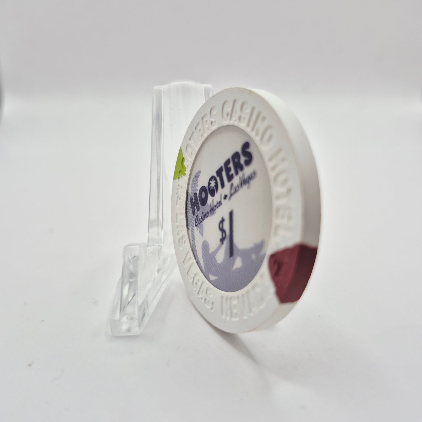 Hooters Casino Hotel Las Vegas Nevada 2006 $1 Casino Chip E5080