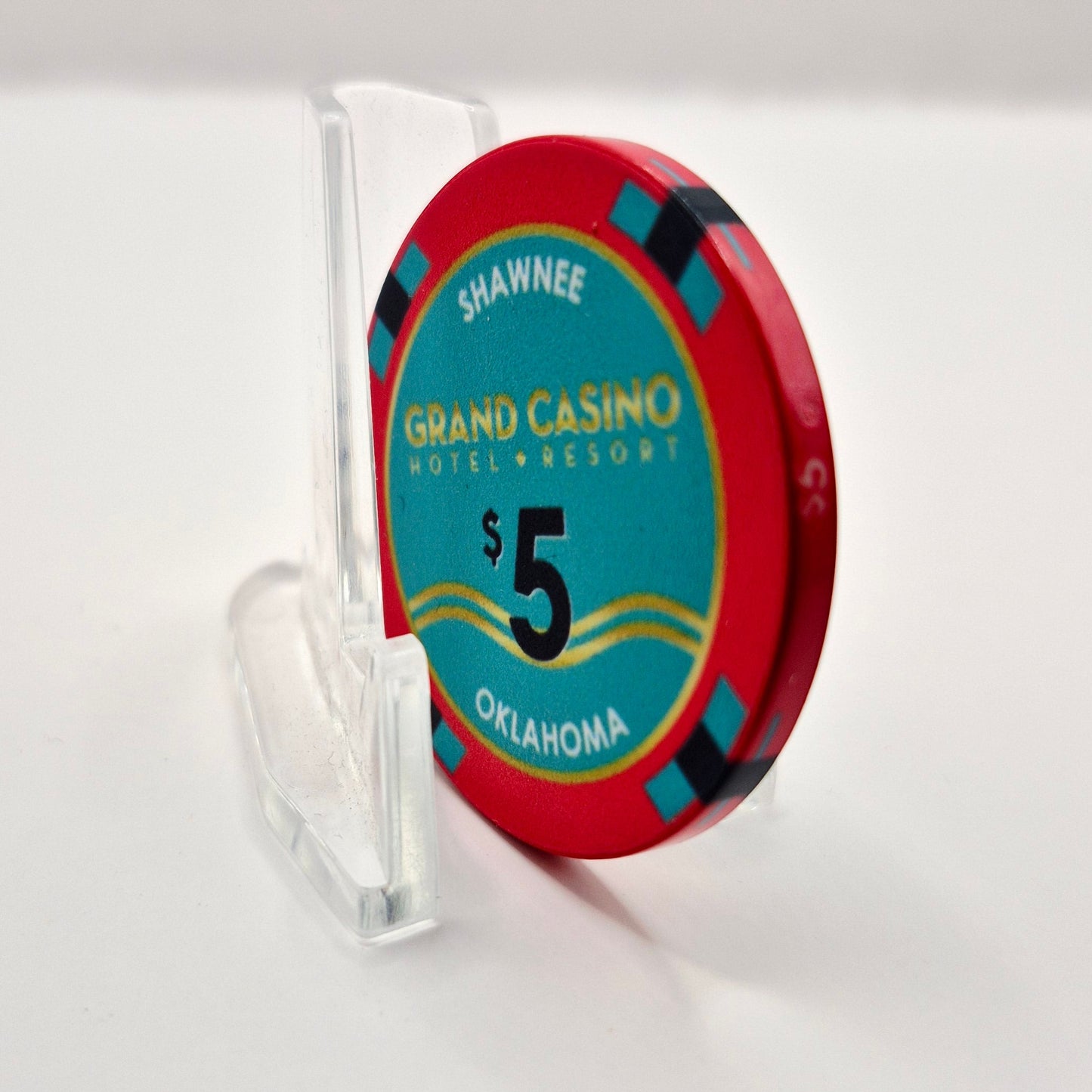 Grand Resort Casino Shawnee Oklahoma $5 'Table' Casino Chip