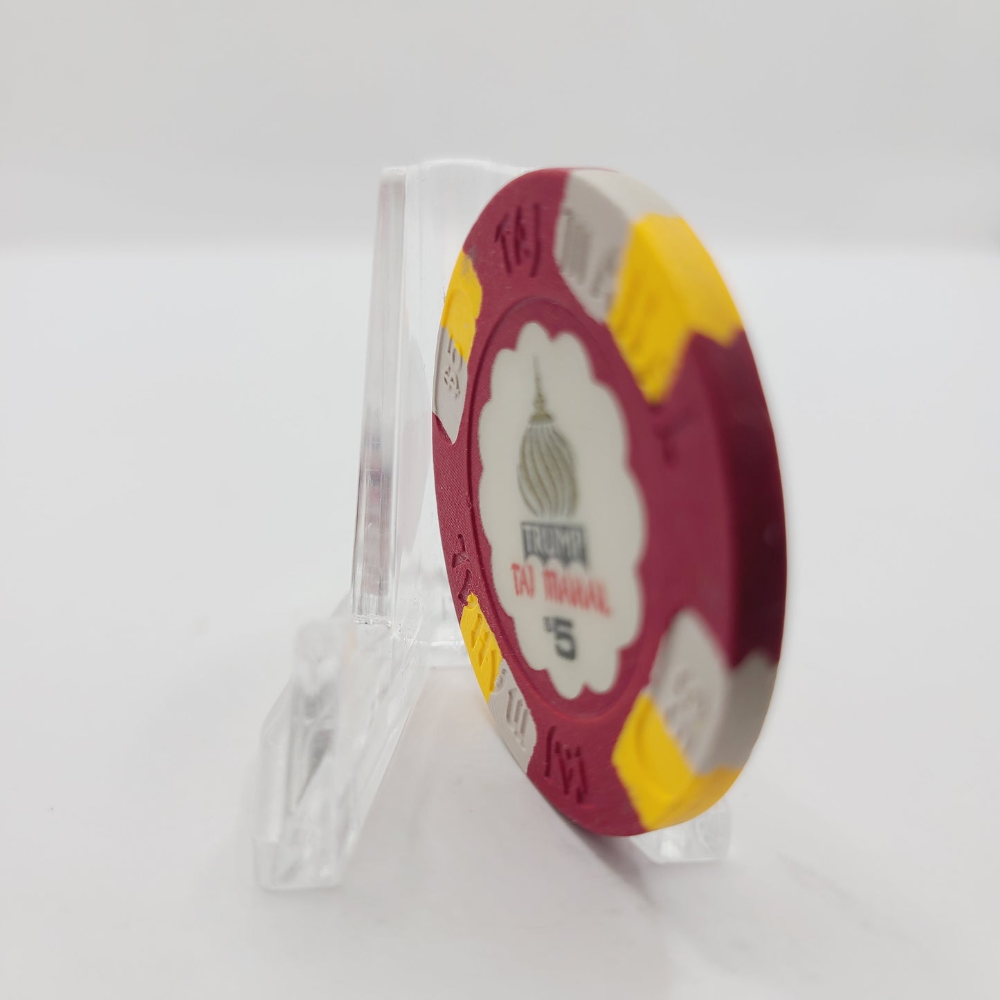 Trump Taj Mahal Casino Atlantic City New Jersey $5 Casino Chip