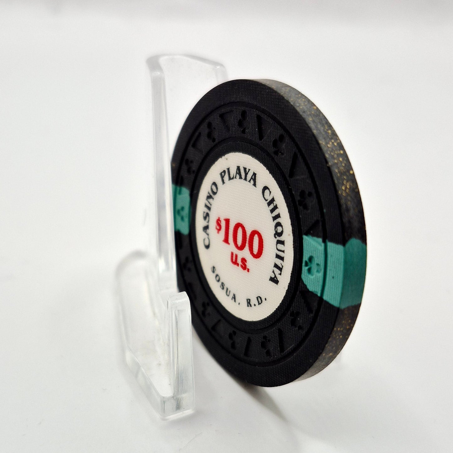 Casino Playa Chiquita Casino Sosua Dominican Republica $100 Casino Chip CG210916