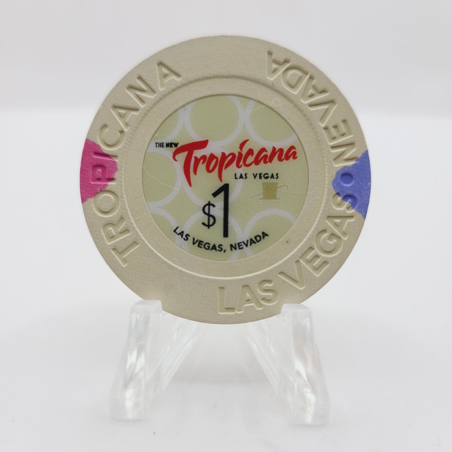 Tropicana Hotel Casino Las Vegas Nevada 2014 $1 Casino Chip D1527