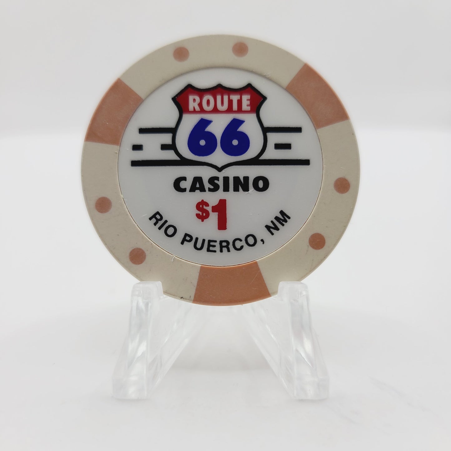 Route 66 Casino Albuquerque New Mexico $1 Casino Chip