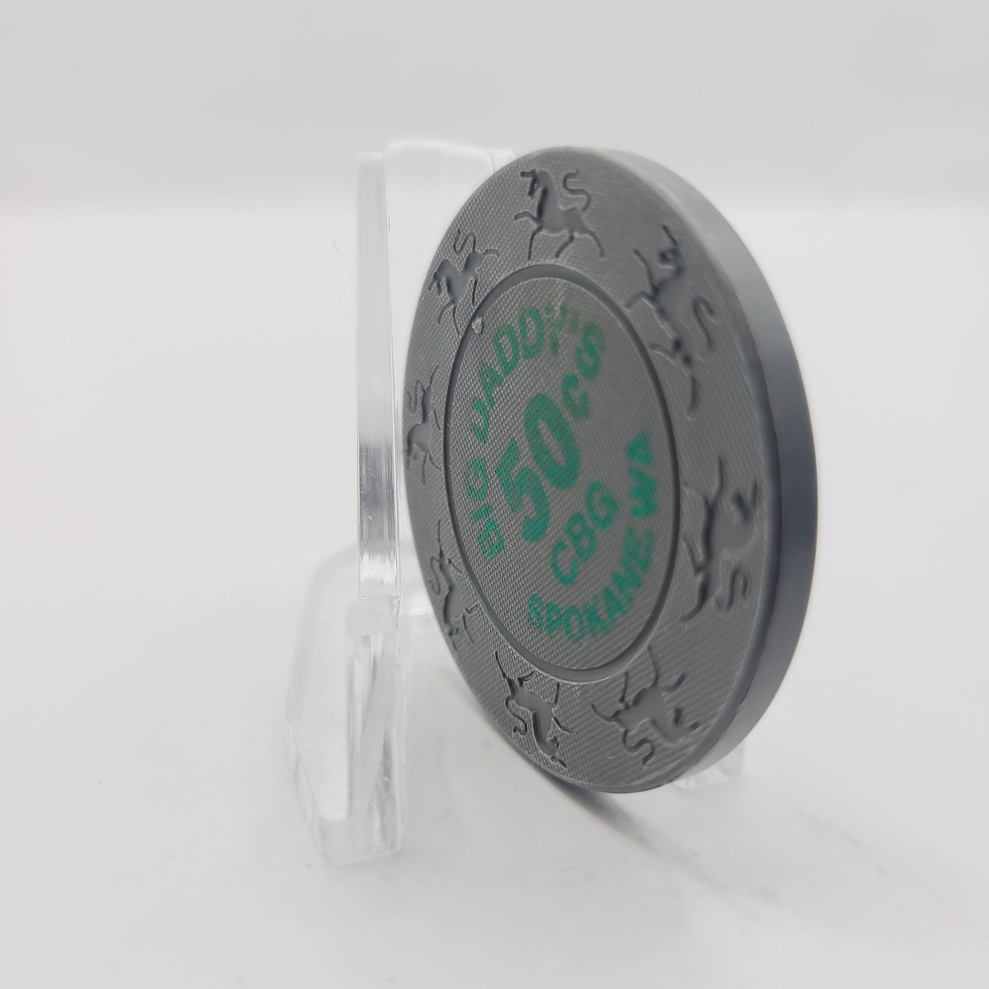 Big Daddy's Card Room Spokane Washington $.50 Casino Chip CG027009