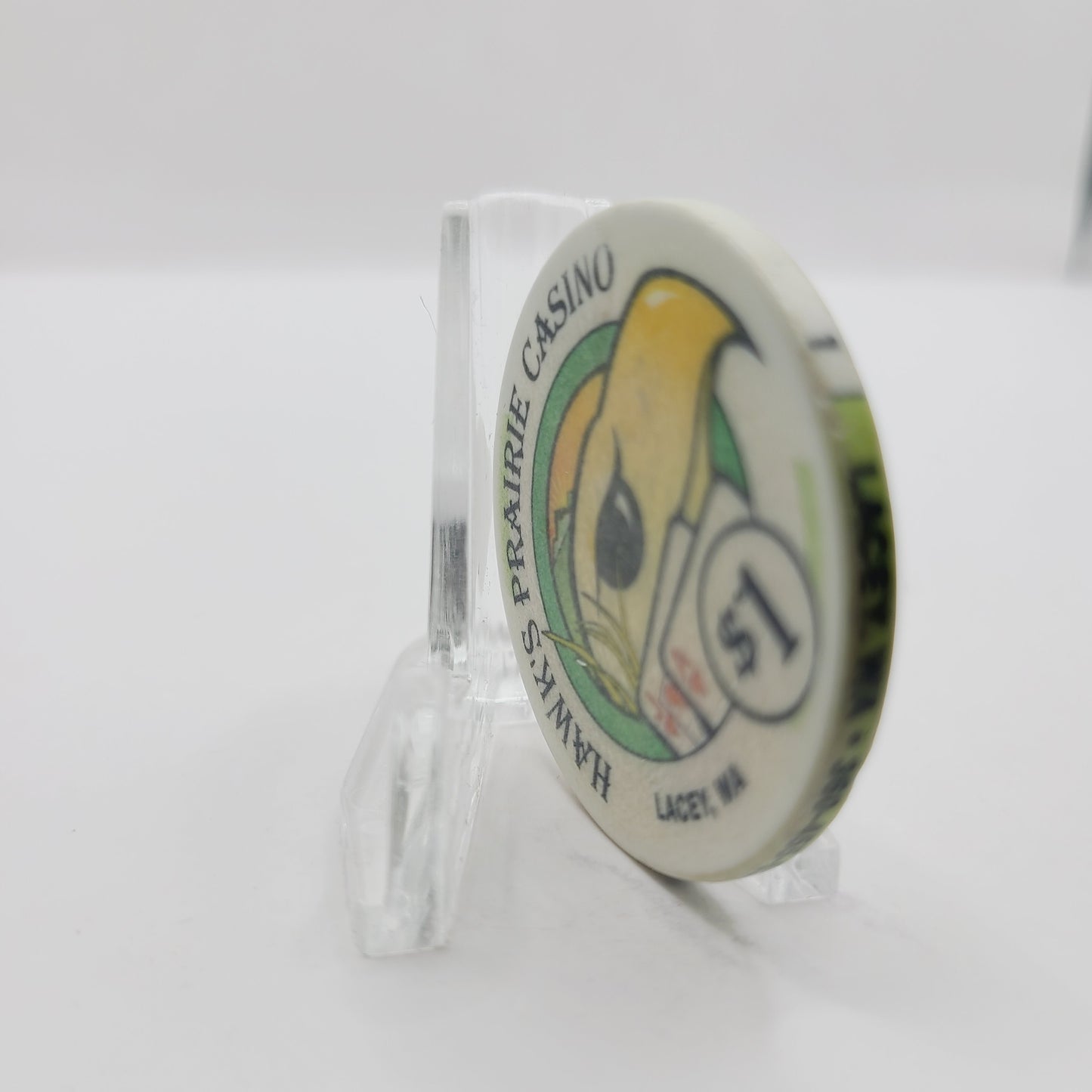 Hawk's Prairie Casino Lacey Washington $1 Casino Chip