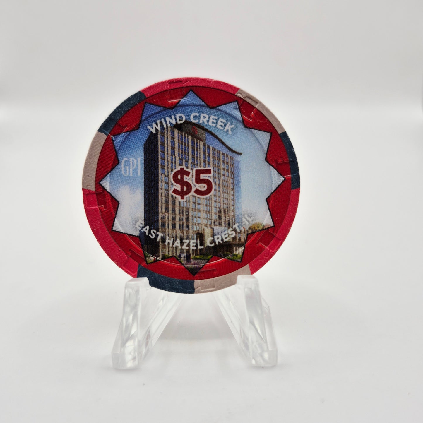 Wind Creek Chicago Southland Casino East Hazel Crest Illinois 2024 $5 Casino Chip
