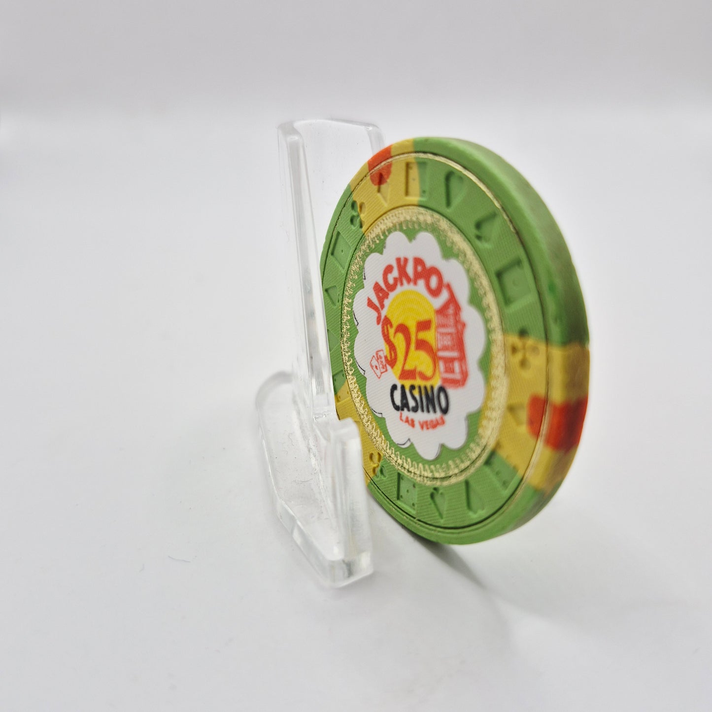 Jackpot Casino Las Vegas Nevada $25 Casino Chip 1973 N1075