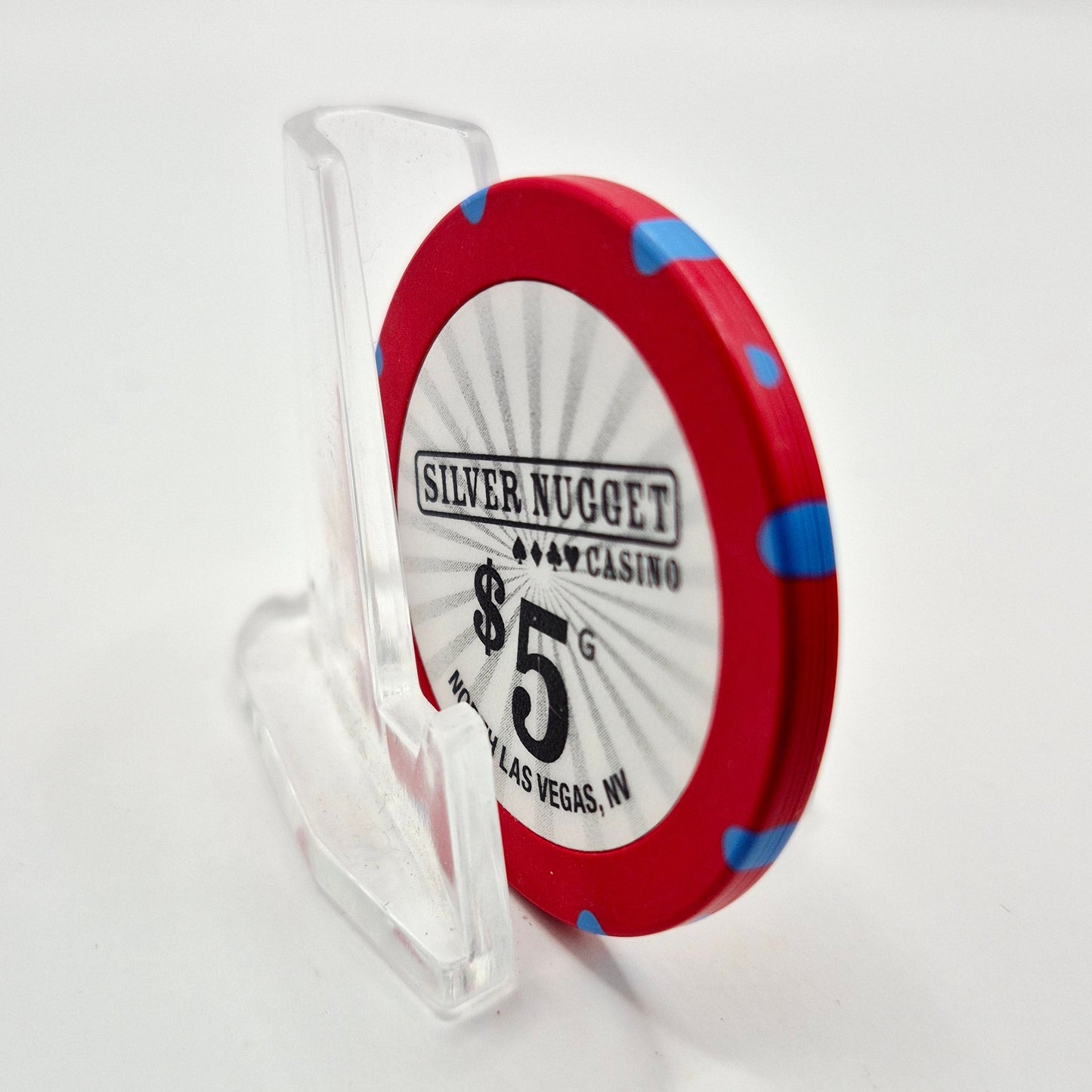 Silver Nugget Casino Las Vegas Nevada 2010 $5 Casino Chip E9813