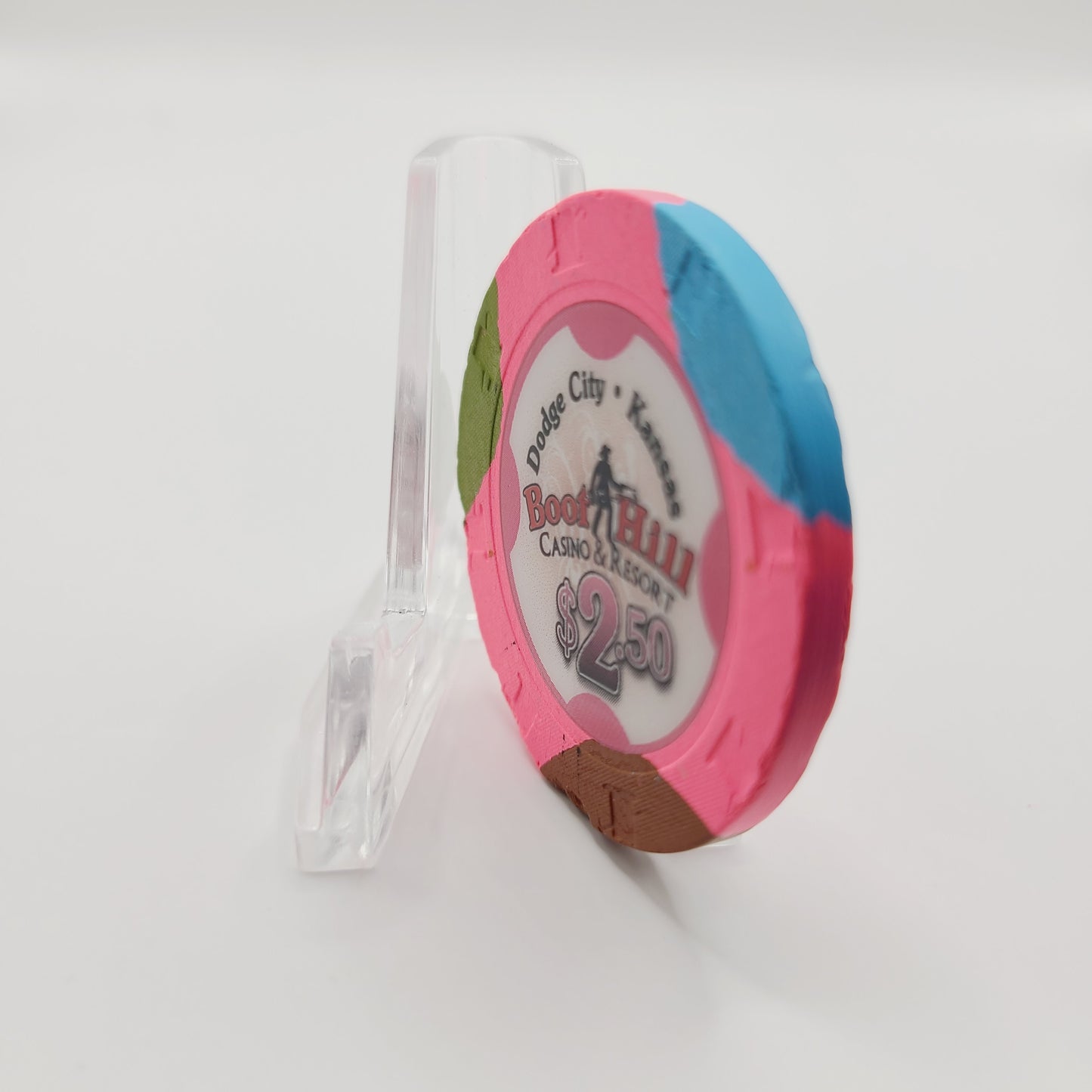 Boot Hill Casino Dodge City Kansas $2.50 Casino Chip *Circulated