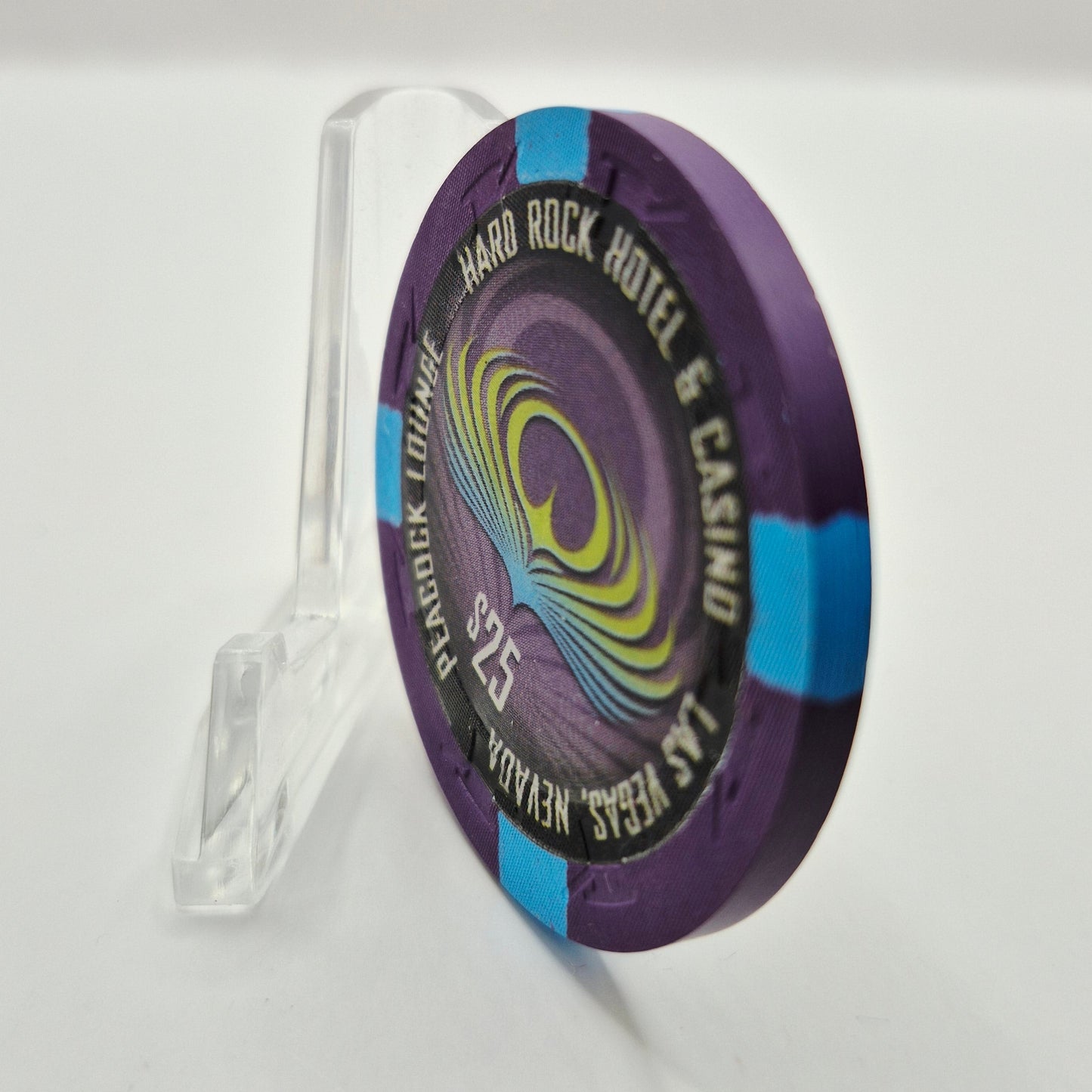 Hard Rock Hotel Casino Las Vegas Nevada 2000 43mm $25 Casino Chip E4359
