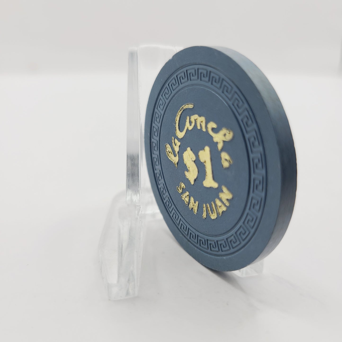 La Concha Hotel Casino San Juan Puerto Rico $1 Casino Chip CG085426