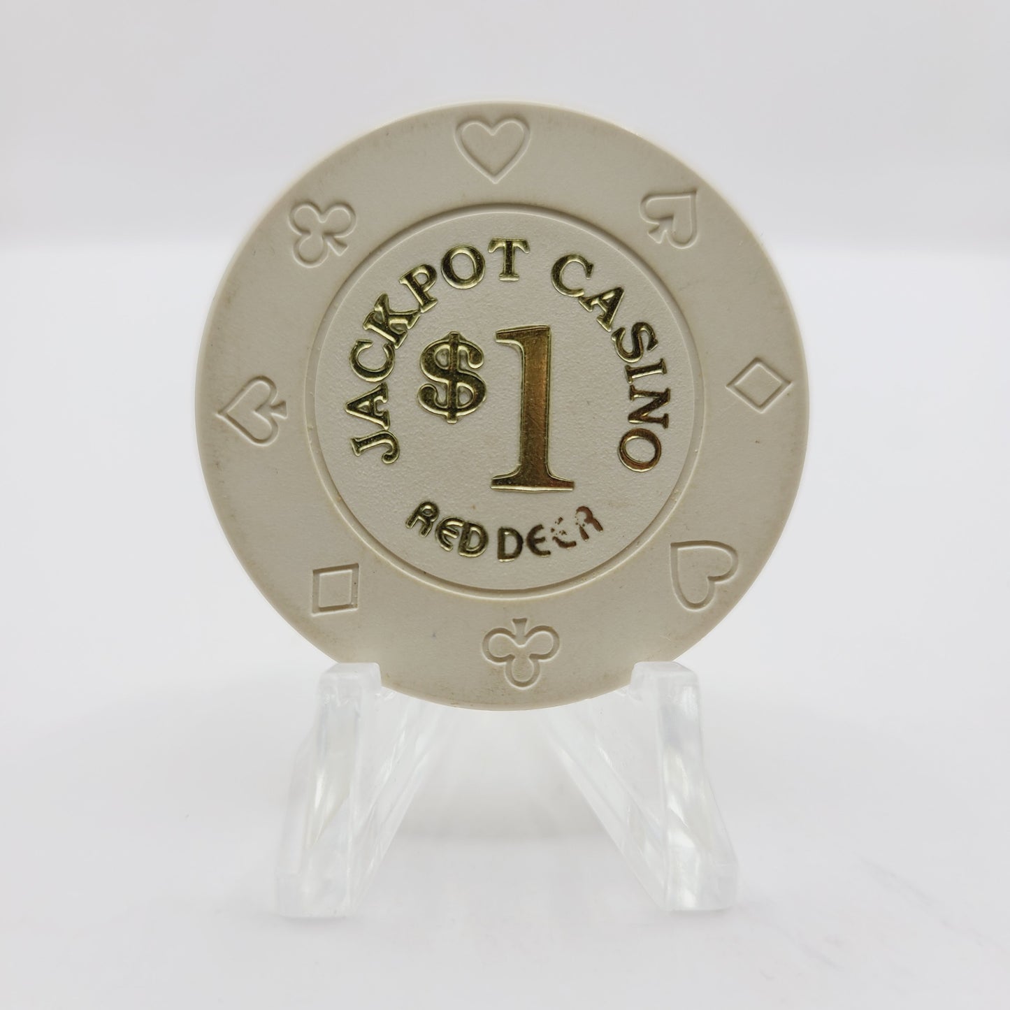 Jackpot Casino Red Deer Alberta Canada $1 Casino Chip