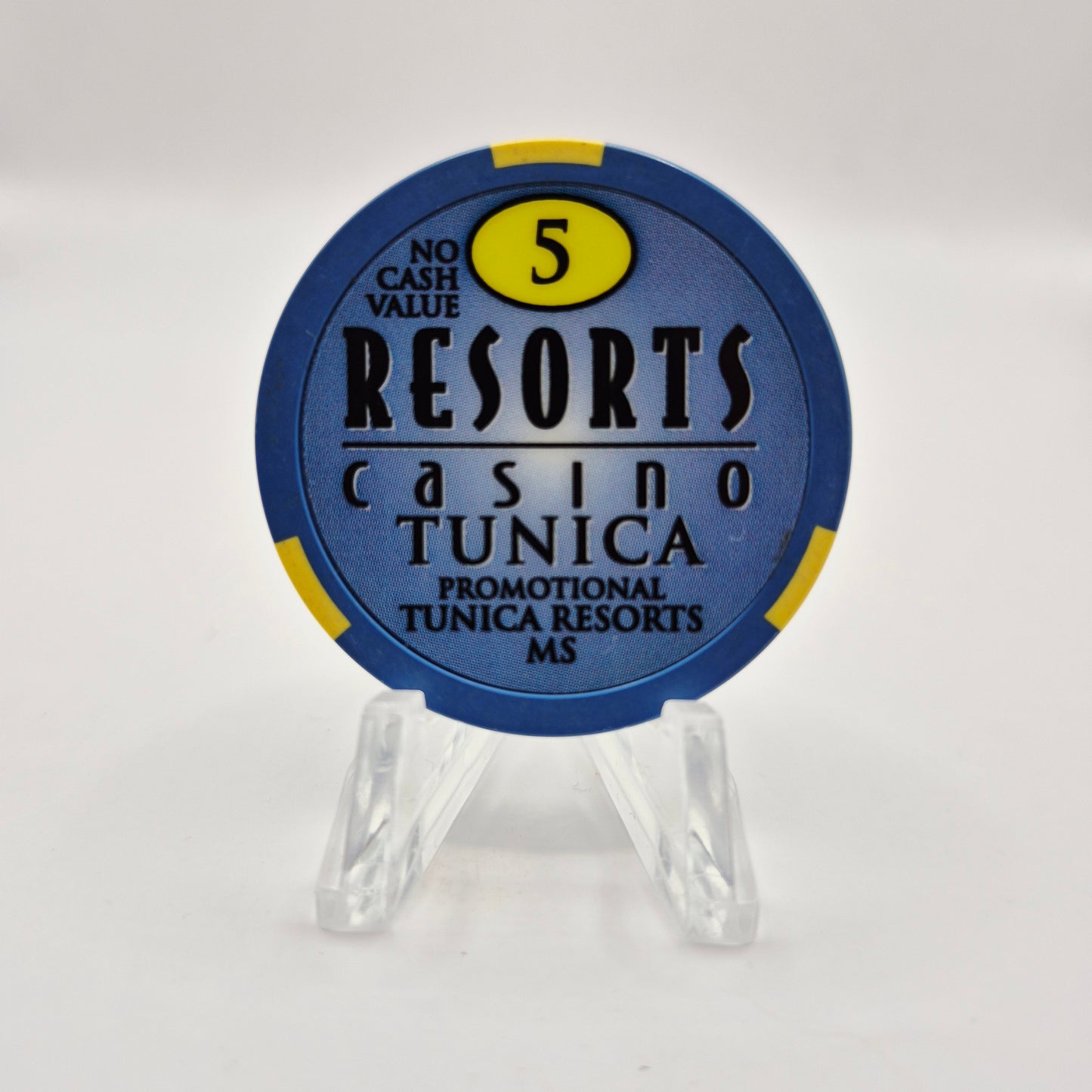 Resorts Tunica Tunica Mississippi NCV Promo 5 Casino Chip CG252165