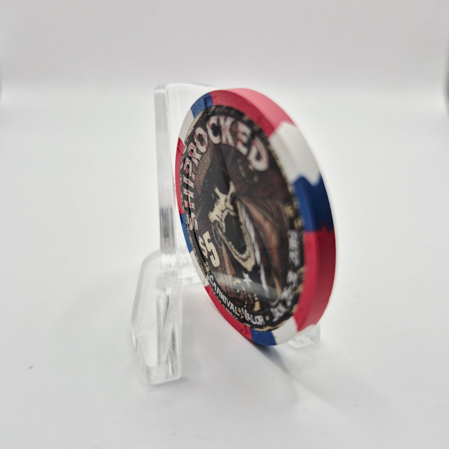 Carnival Valor Cruise Ship 2019 "Shiprocked" $5 Casino Chip