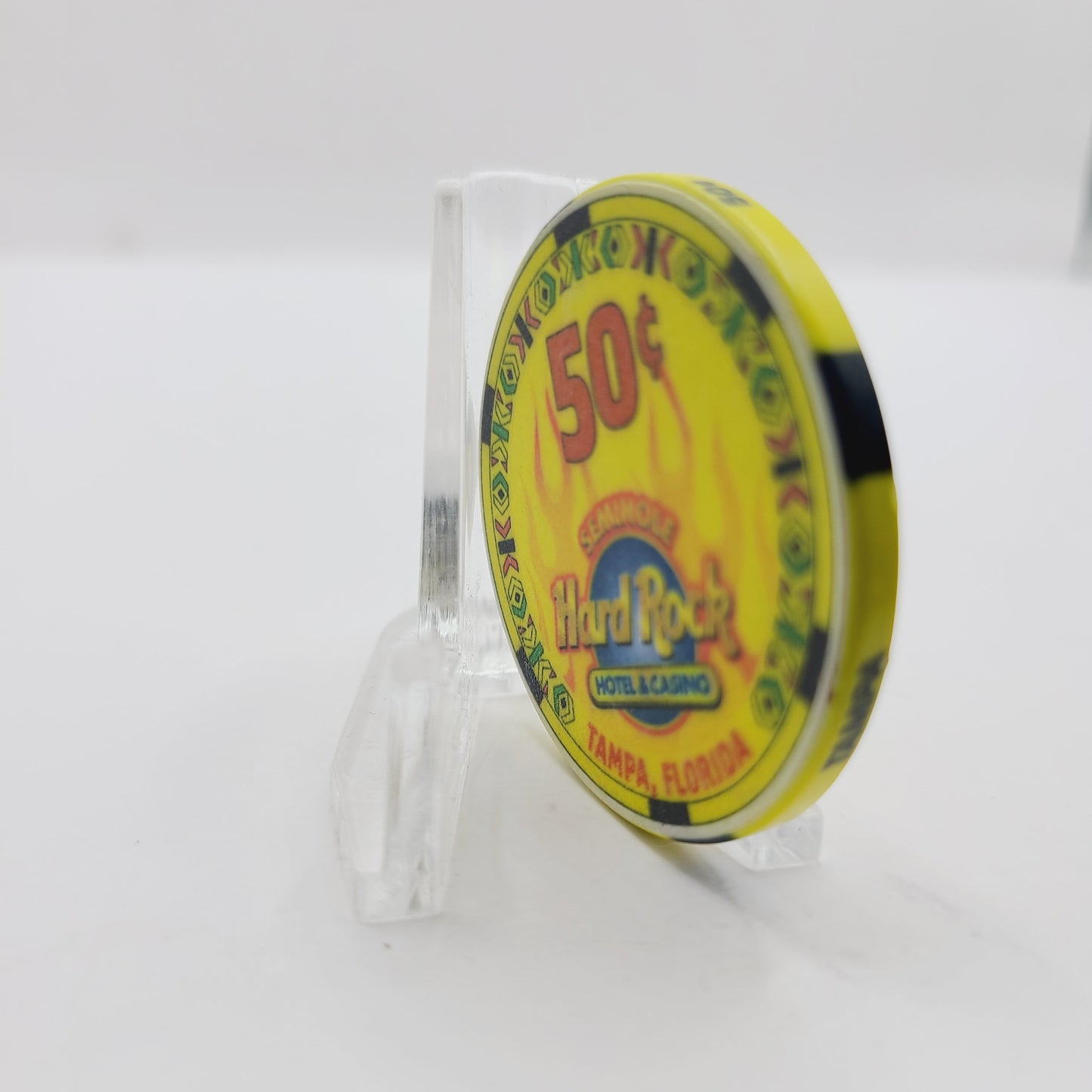 Hard Rock Hotel Casino Tampa Florida 2004 $.50 Casino Chip