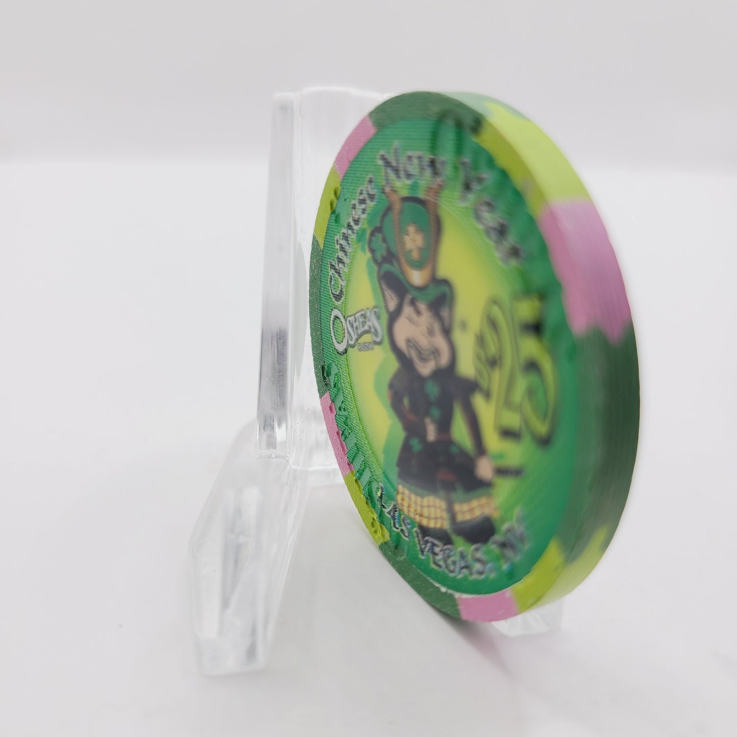 O'Shea's Casino Las Vegas Nevada 2001 "Year of the Snake" $25 Casino Chip V7572 LTD 150 #140