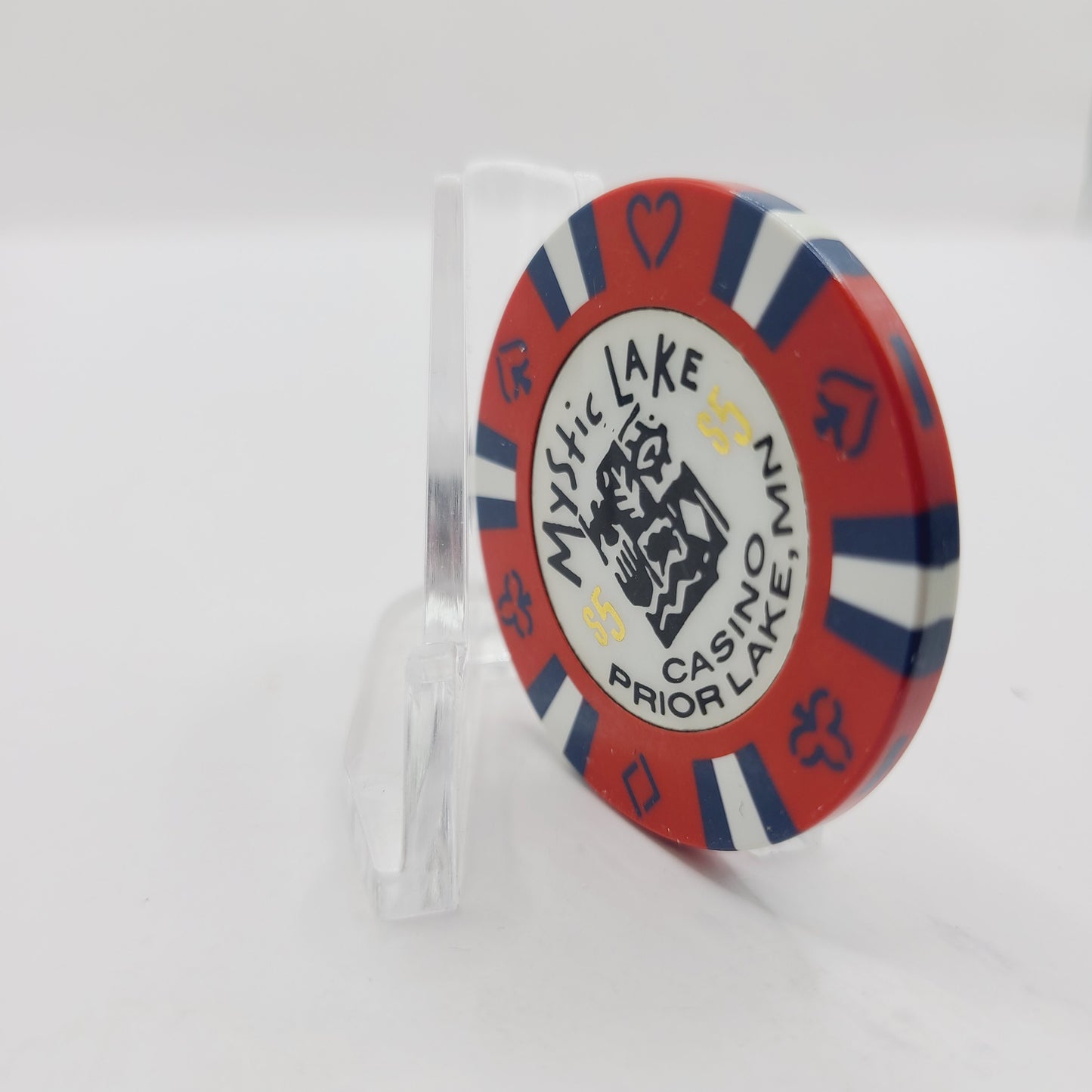 Mystic Lake Hotel Casino Prior Lake Minnesota $5 Casino Chip