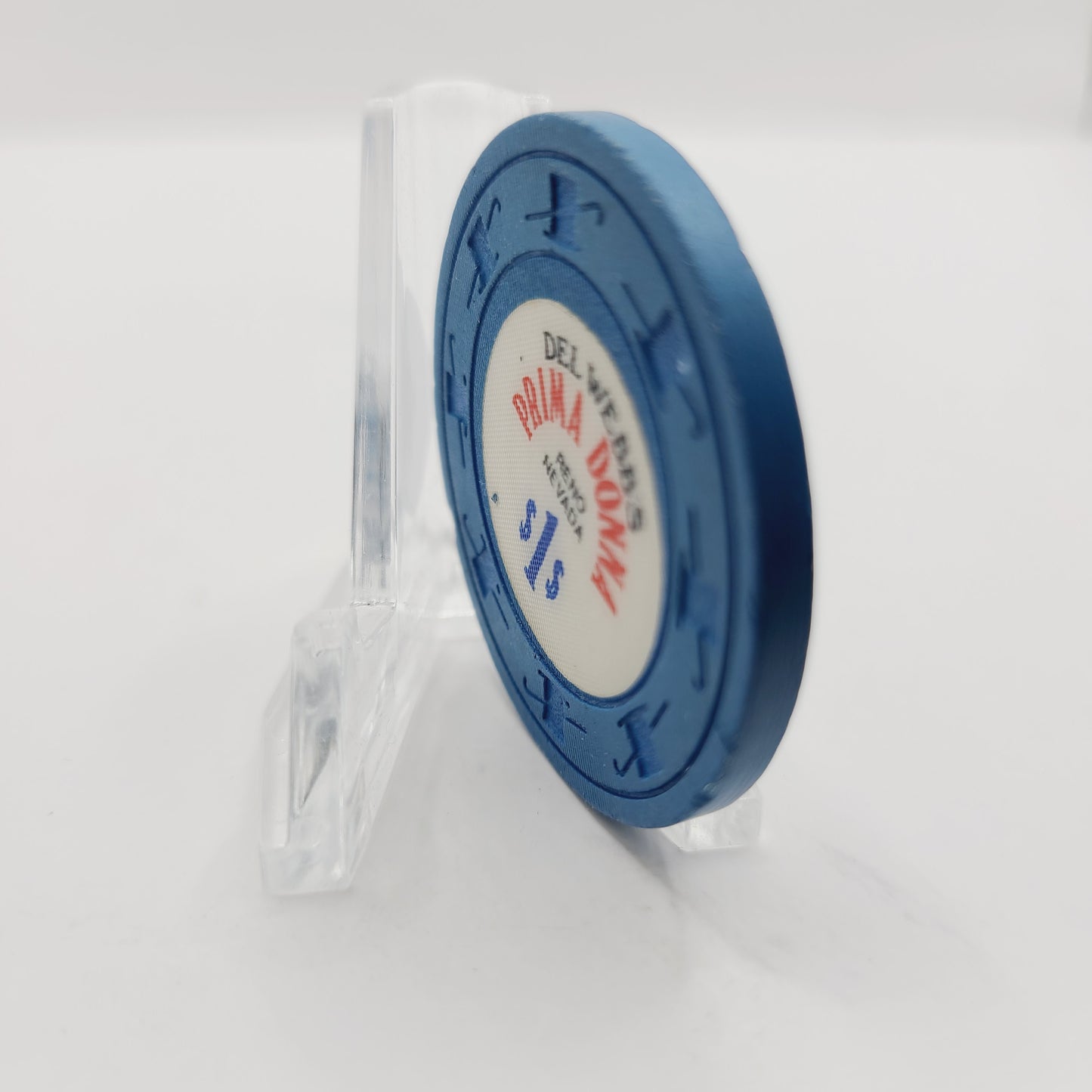 Primadonna Club Del Webb's Casino Reno Nevada 1976 $1 Casino Chip N5465