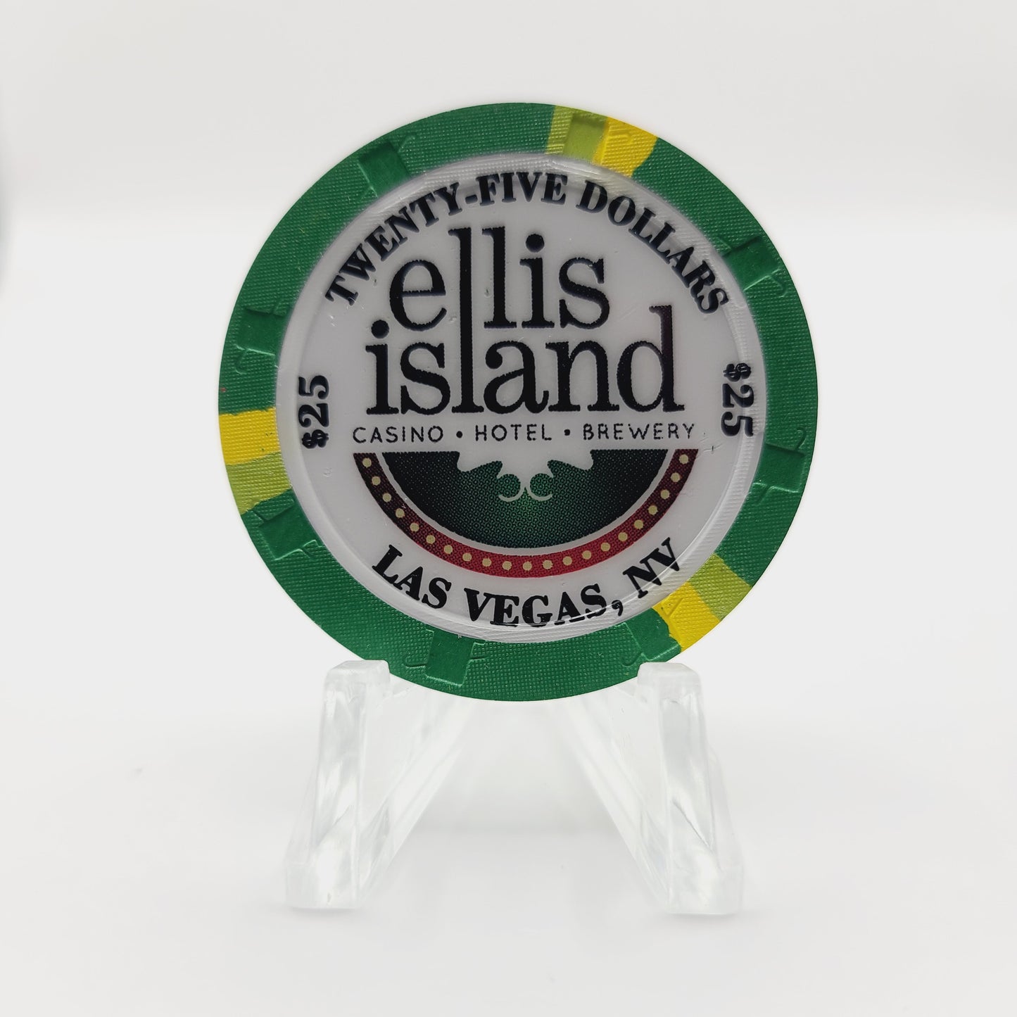 Ellis Island Hotel Casino Las Vegas Nevada 2015 $25 Casino Chip D2028