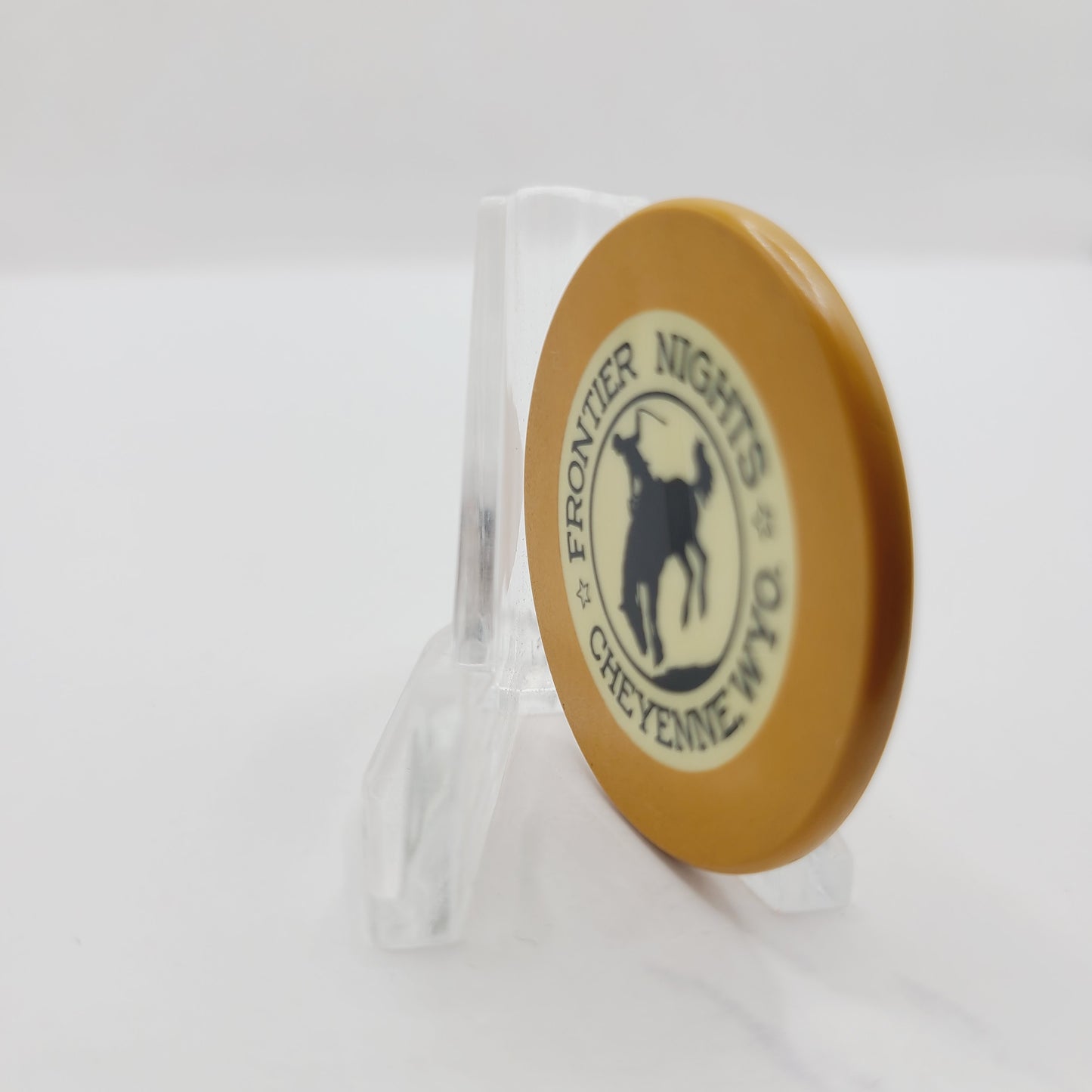 Frontier Nights Cheyenne Wyoming Illegal 1931 Casino Chip CG074322