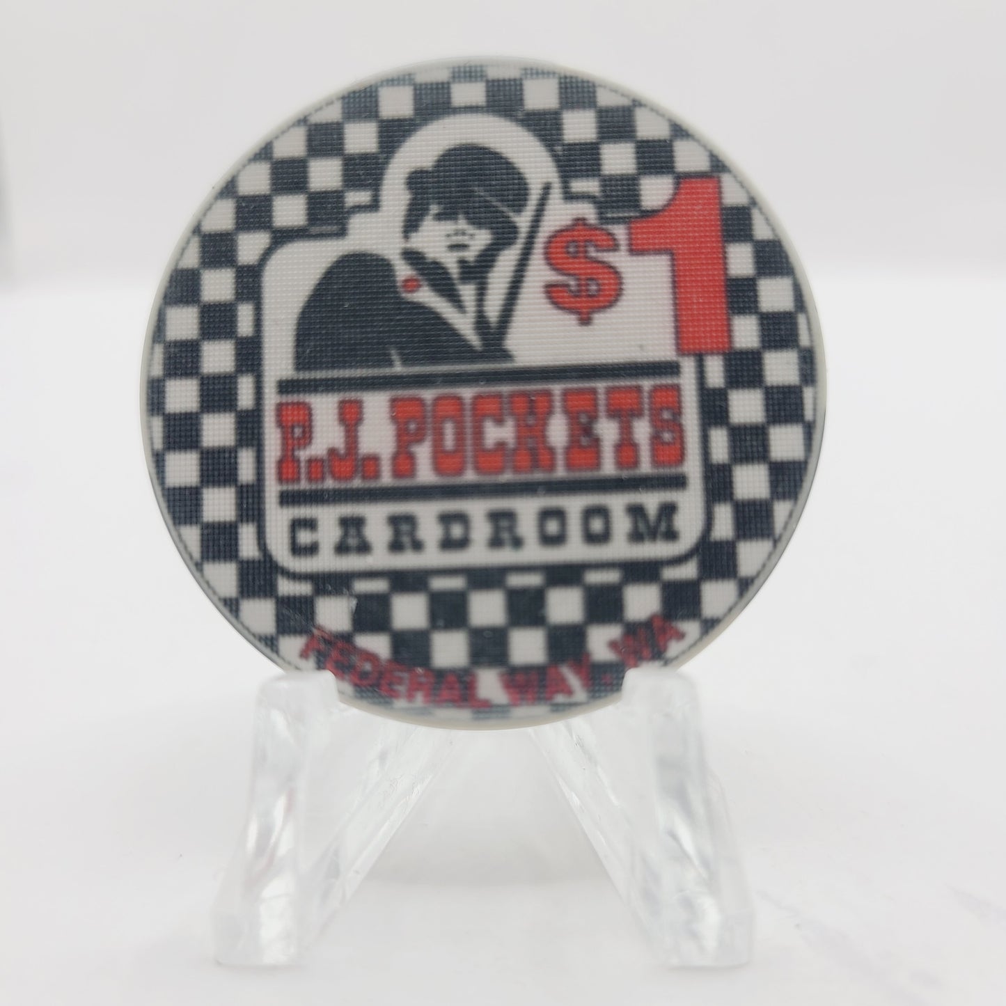 PJ Pockets Casino Federal Way Washington $1 Casino Chip