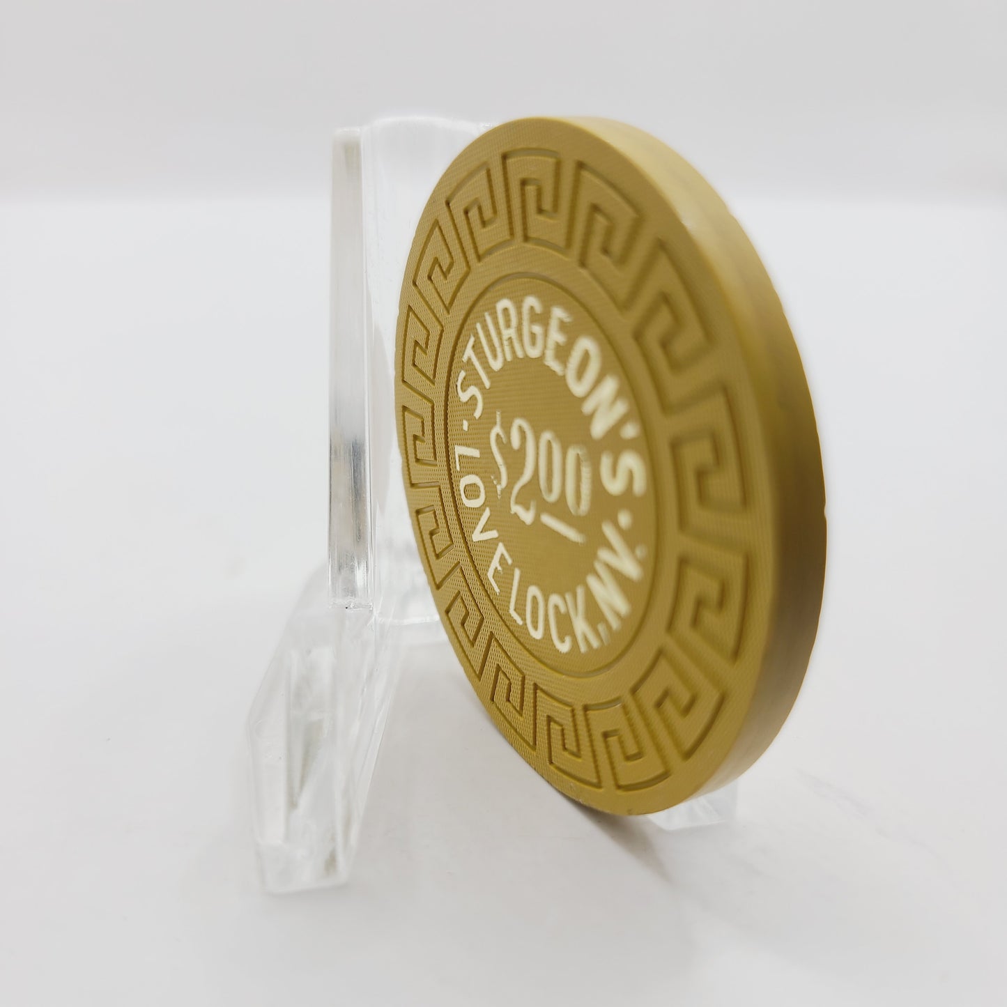 Sturgeons Casino Restaurant Inn Lovelock Nevada 1982 $2 Casino Chip N5736