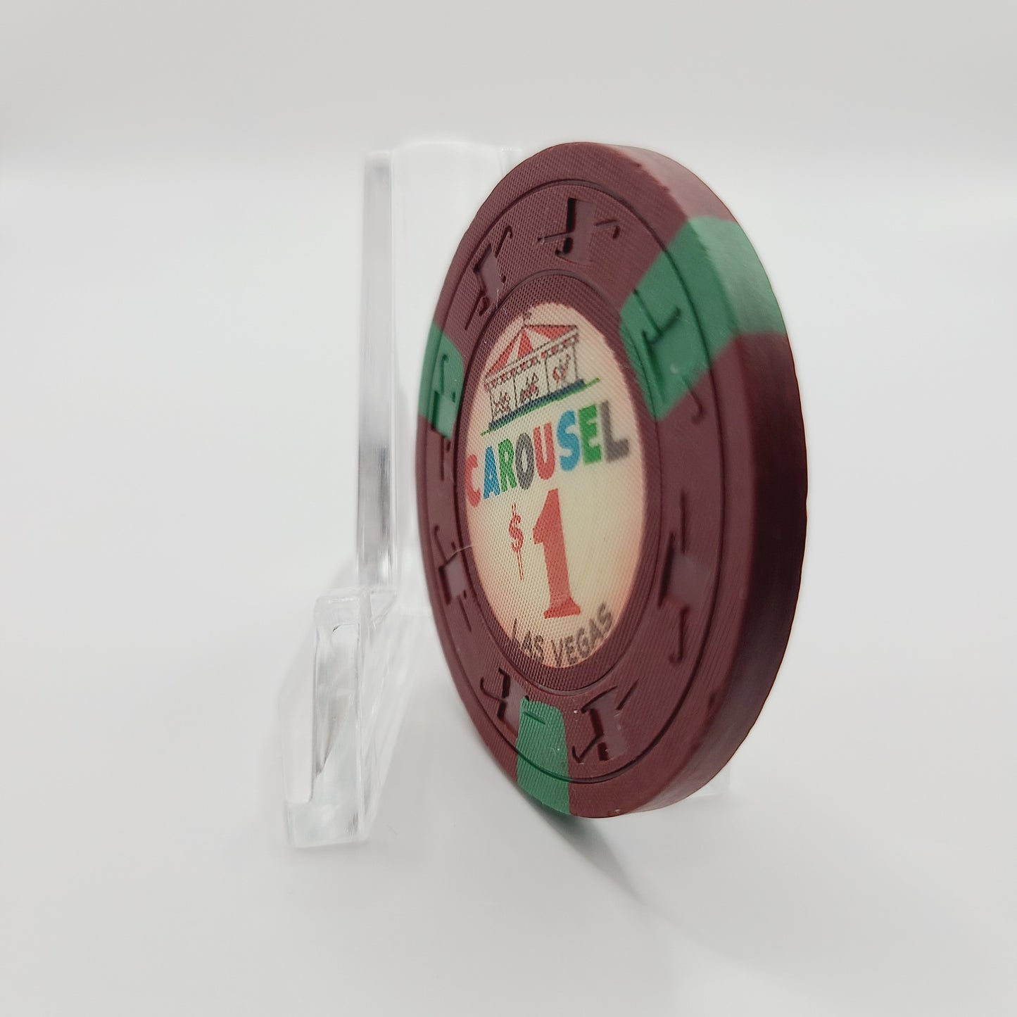 Carousel Casino Las Vegas Nevada 1964 $1 Casino Chip N1420.1
