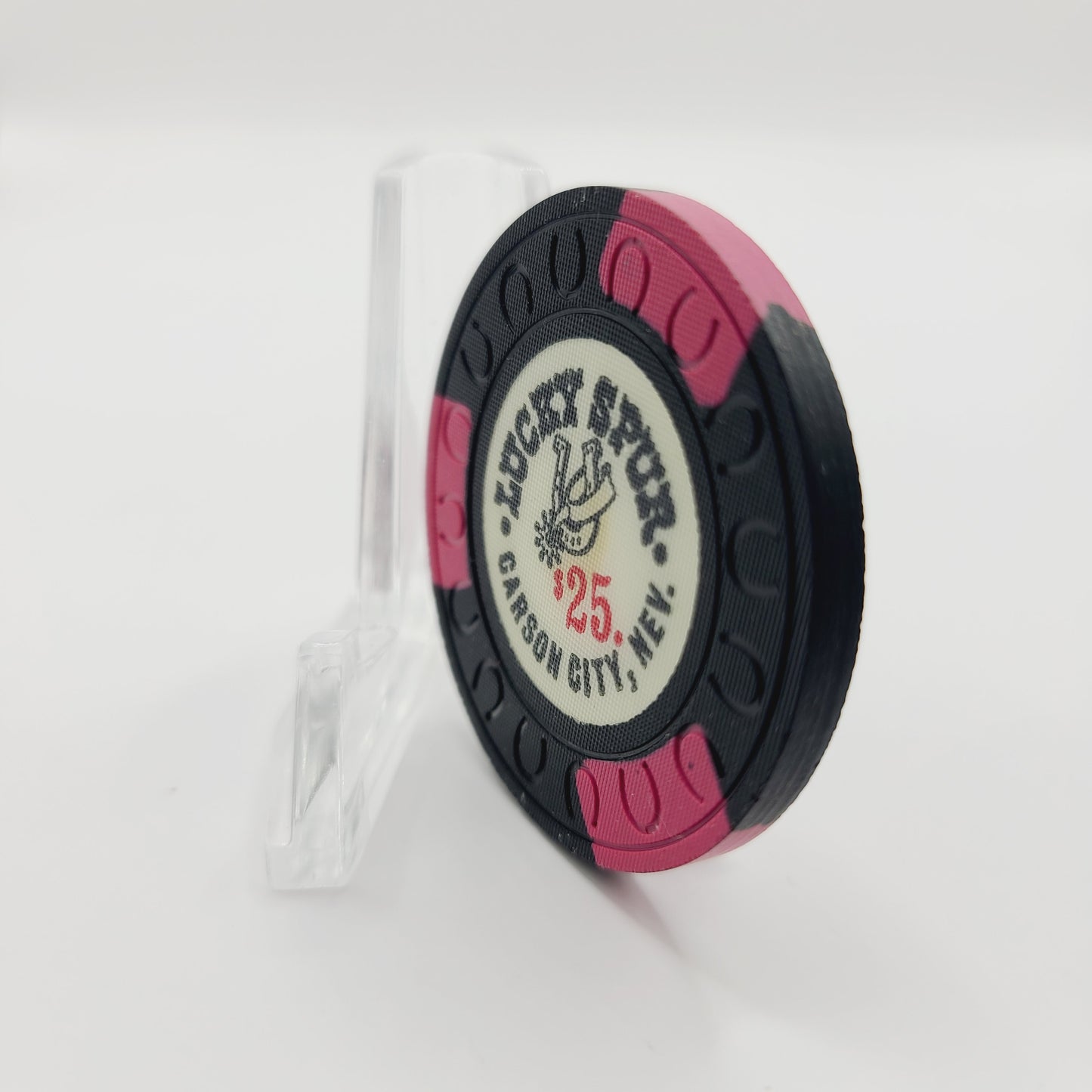 Lucky Spur Casino Carson City Nevada 1973 $25 Casino Chip N4370
