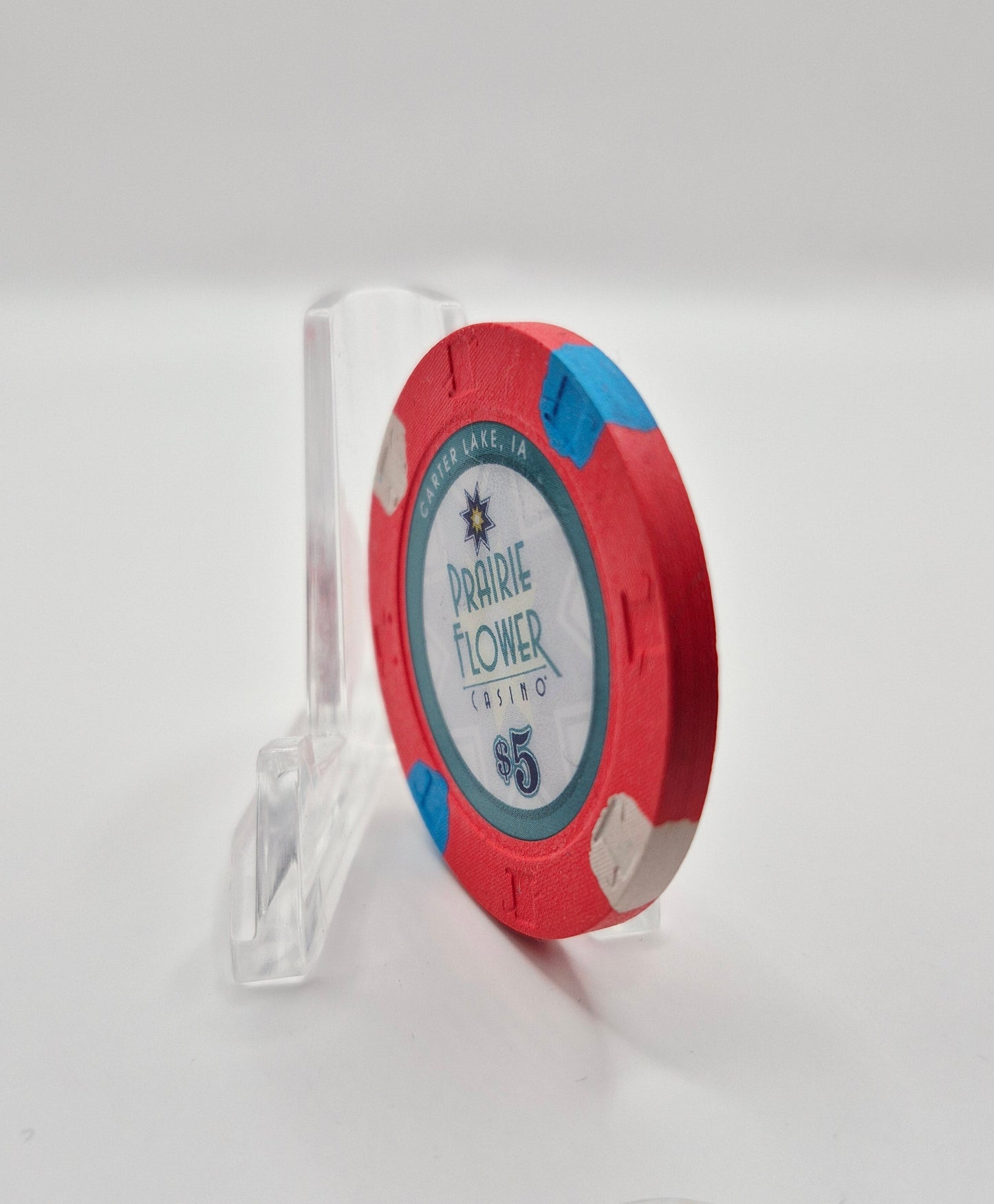 Prairie Flower Casino Carter Lake Iowa 2025 $5 Casino Chip