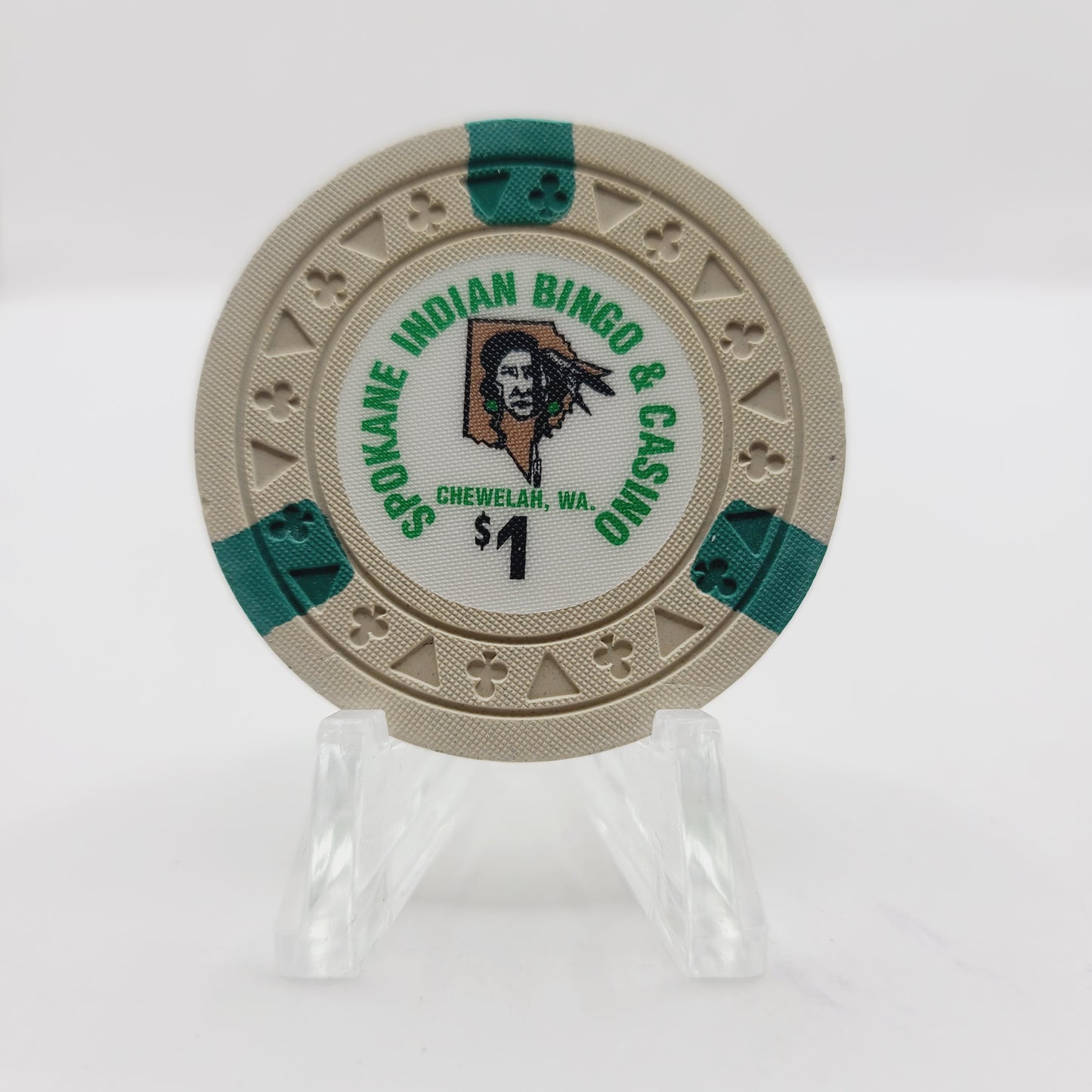 Spokane Indian Bingo Casino Chewelah Washington $1 Casino Chip